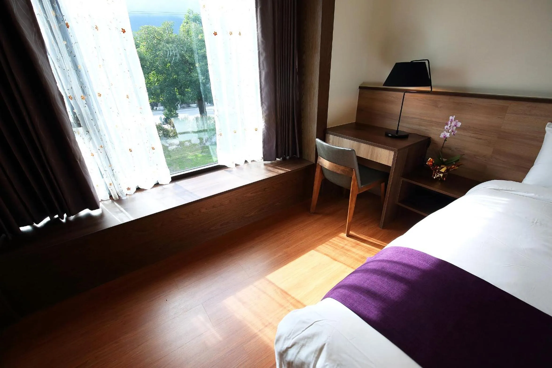 Decorative detail, Bed in 雲起軒民宿 Cloudscape B&B