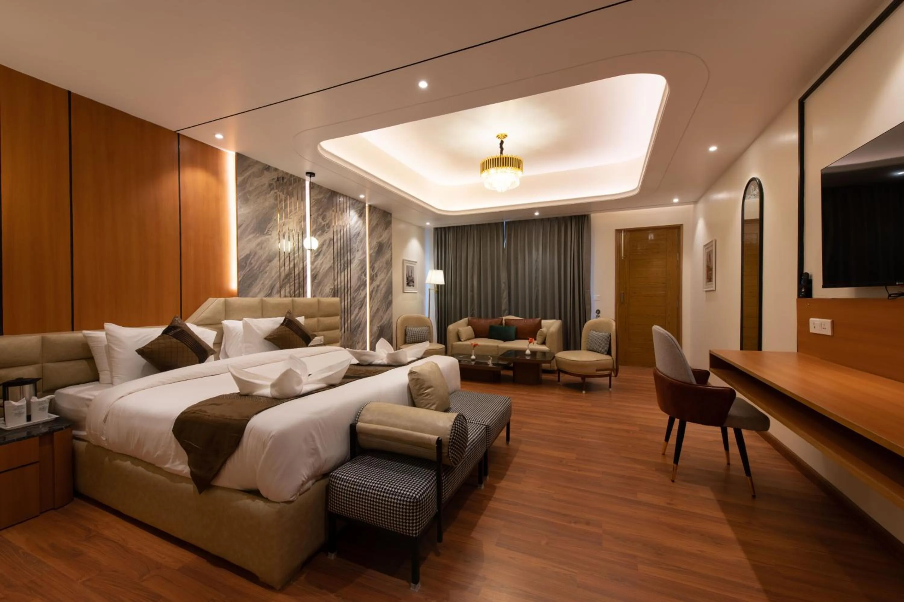 Bed in Ekant Retreat Resort