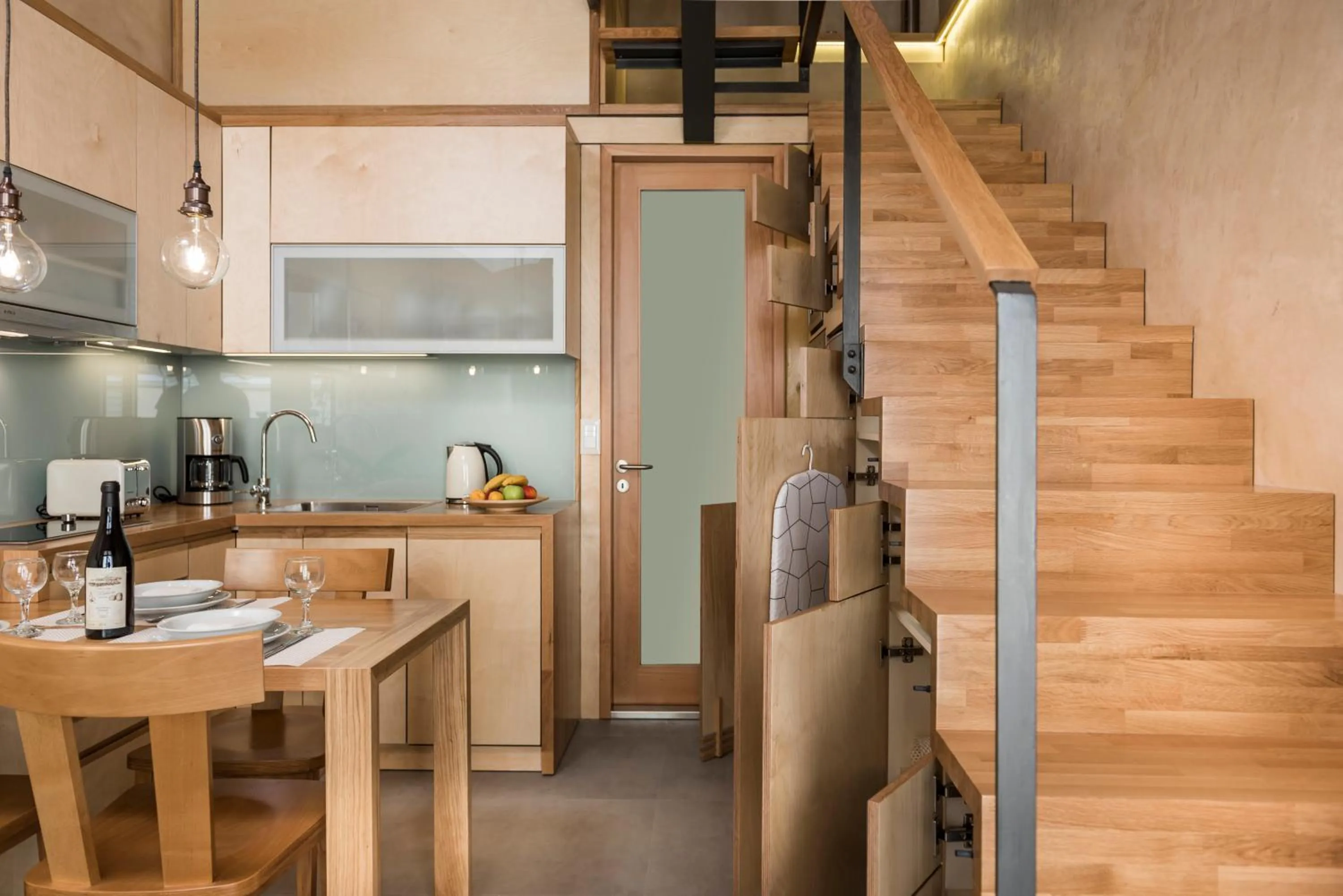 Kitchen or kitchenette in Neoria Houses