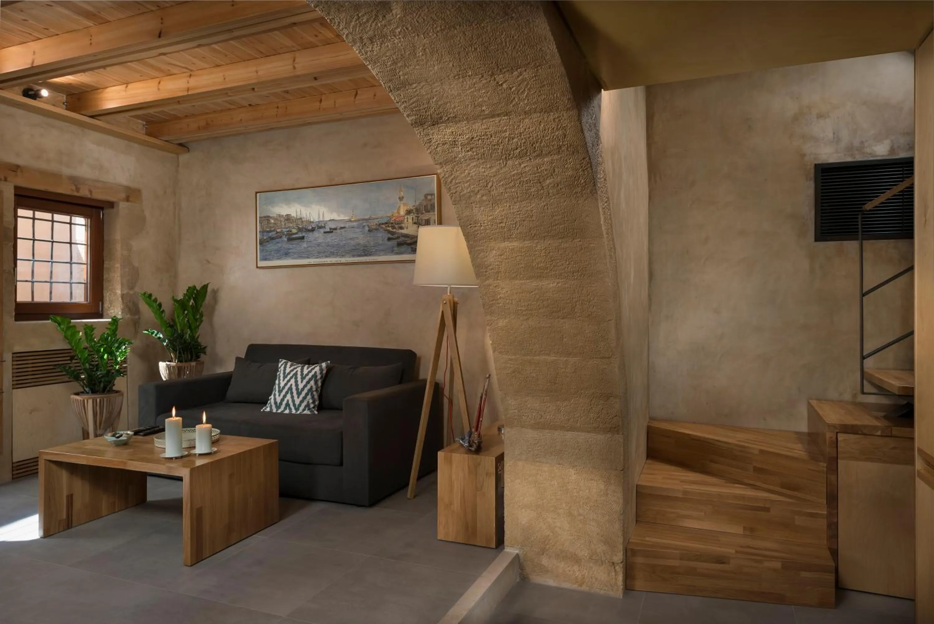 Living room in Neoria Houses