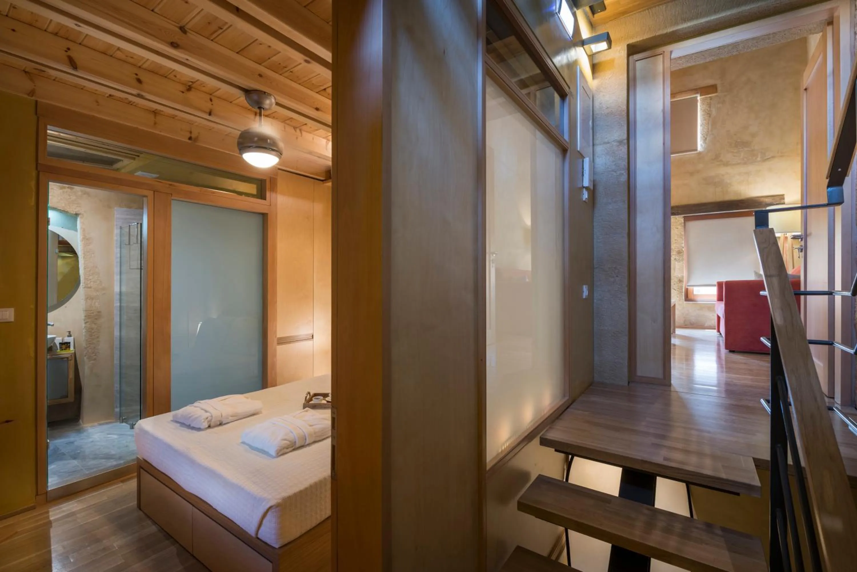 Bedroom, Bed in Neoria Houses