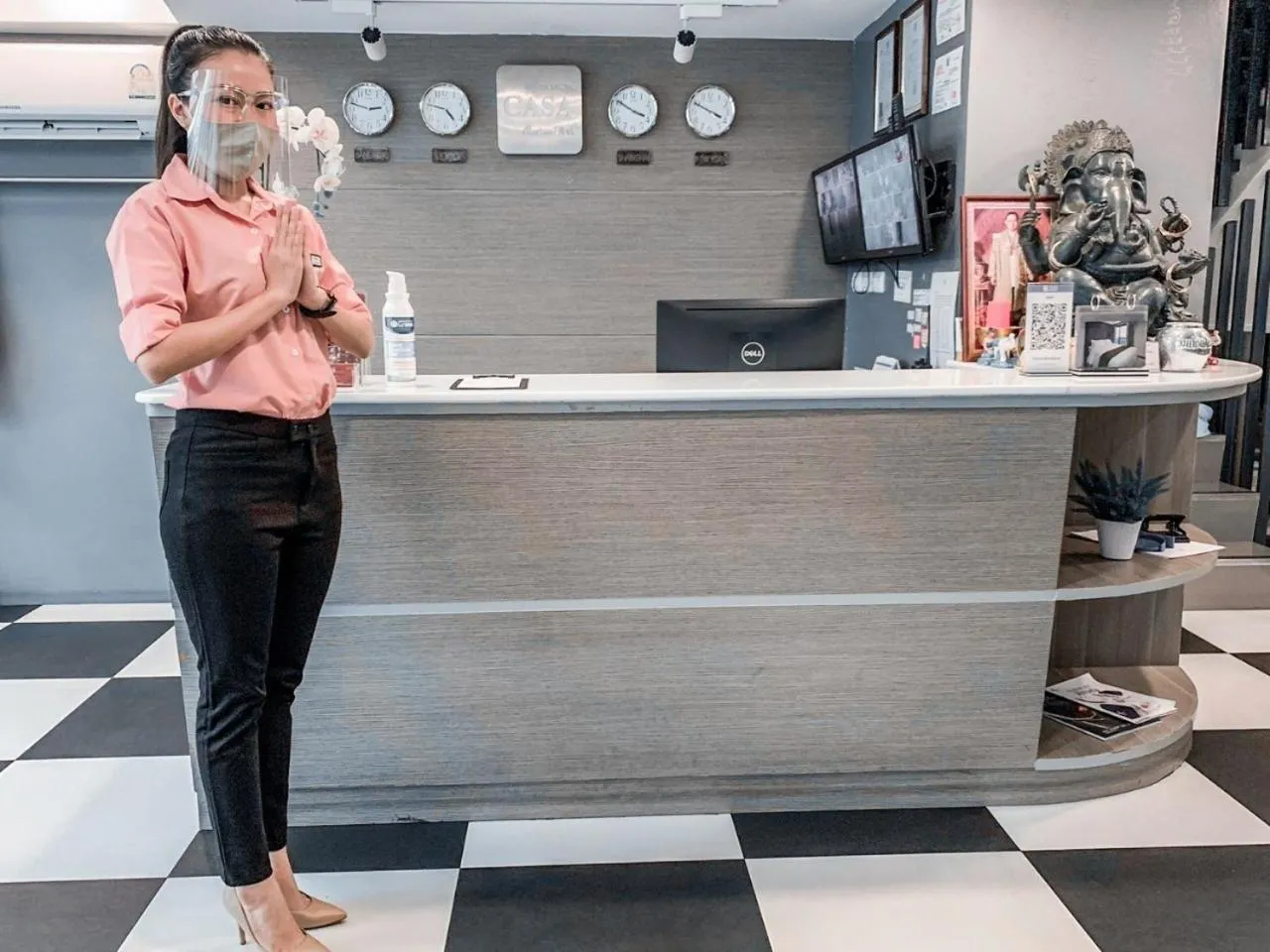 Staff in Casa Residence Hotel