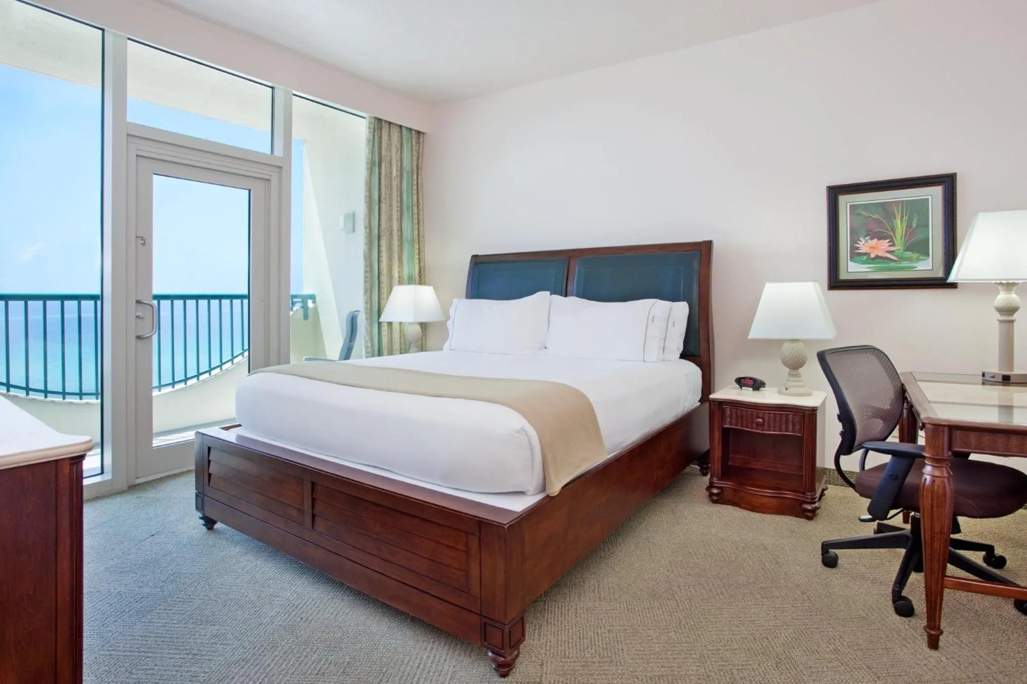 Bedroom, Bed in Holiday Inn Express Pensacola Beach by IHG