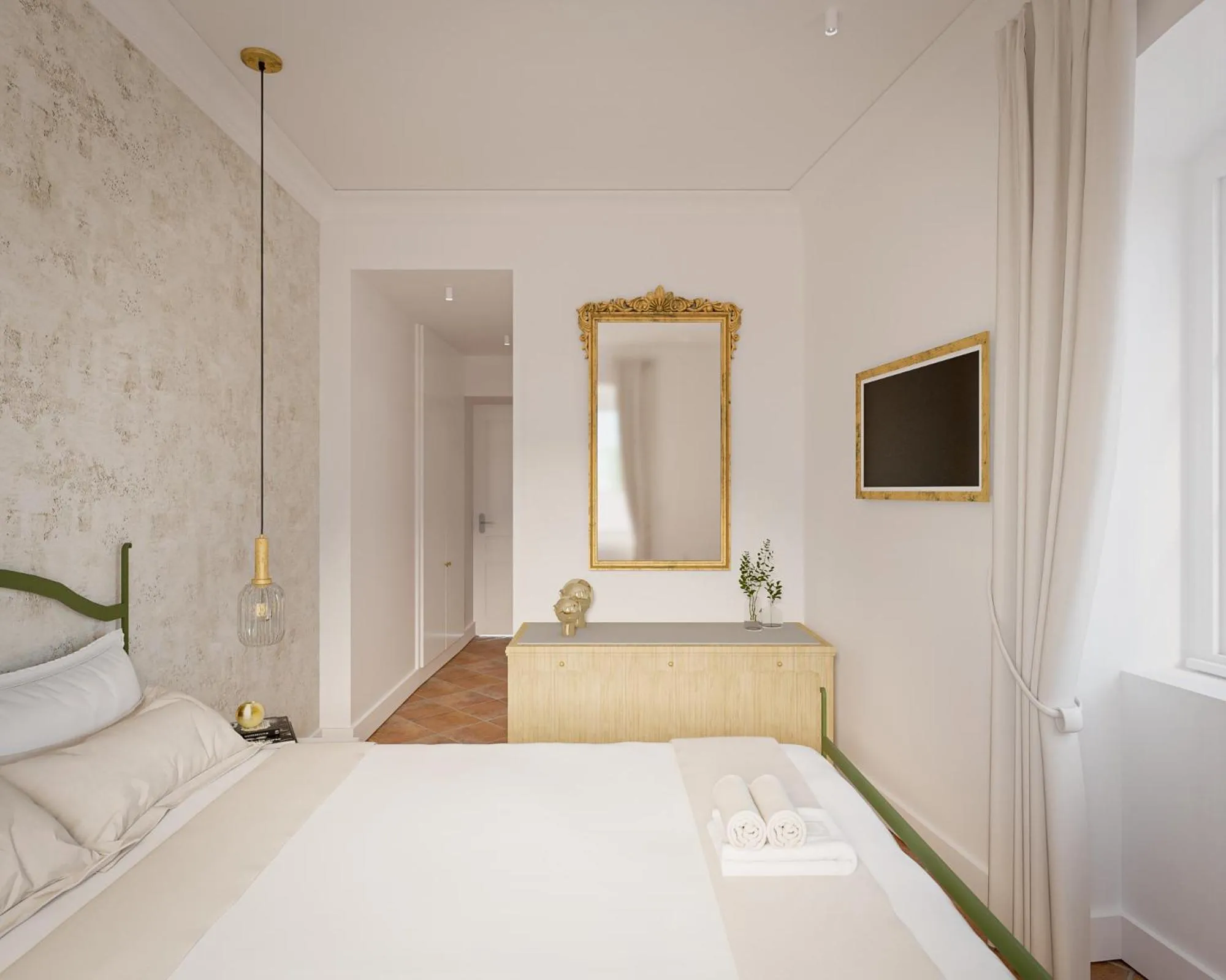 Decorative detail, Bed in Vila Perast Boutique Hotel