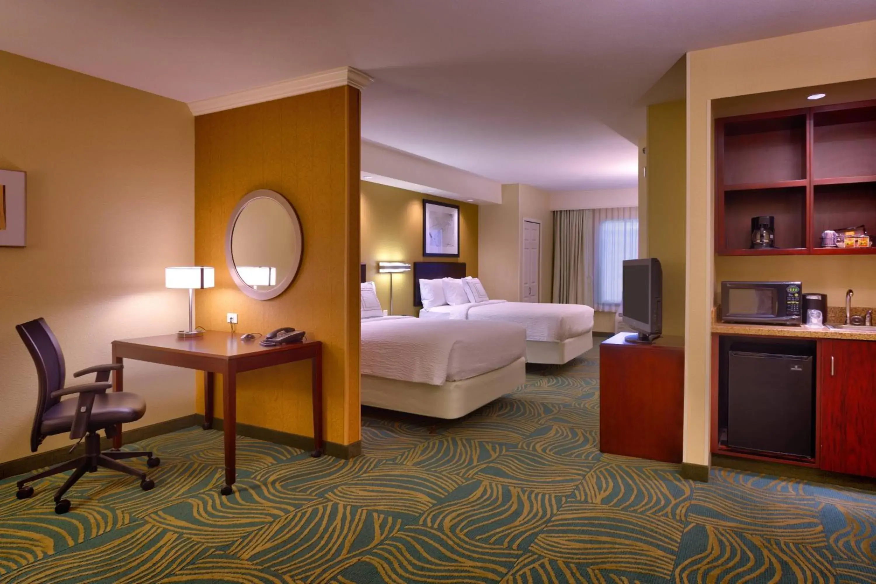 Suite with Two Double Beds and Sofa Bed - Hearing Accessible in SpringHill Suites by Marriott Cedar City Suite with Two Double Beds and Sofa Bed - Hearing Accessible in SpringHill Suites by Marriott Cedar City