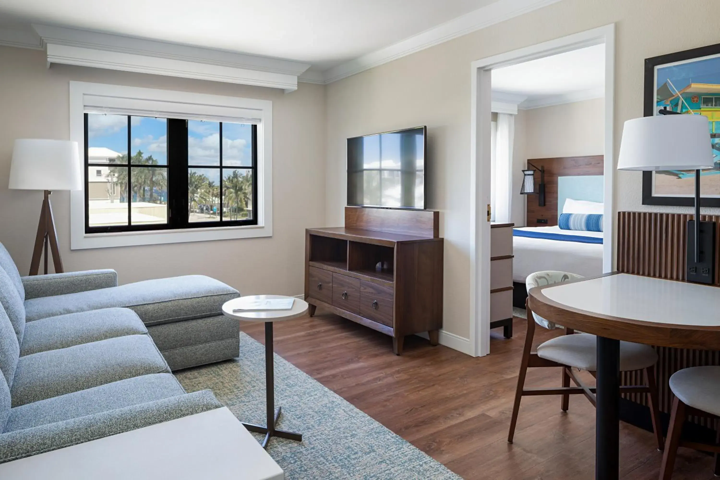 One Bedroom King Suite - Standard View in The Atlantic Suites on the Ave One Bedroom King Suite - Standard View in The Atlantic Suites on the Ave