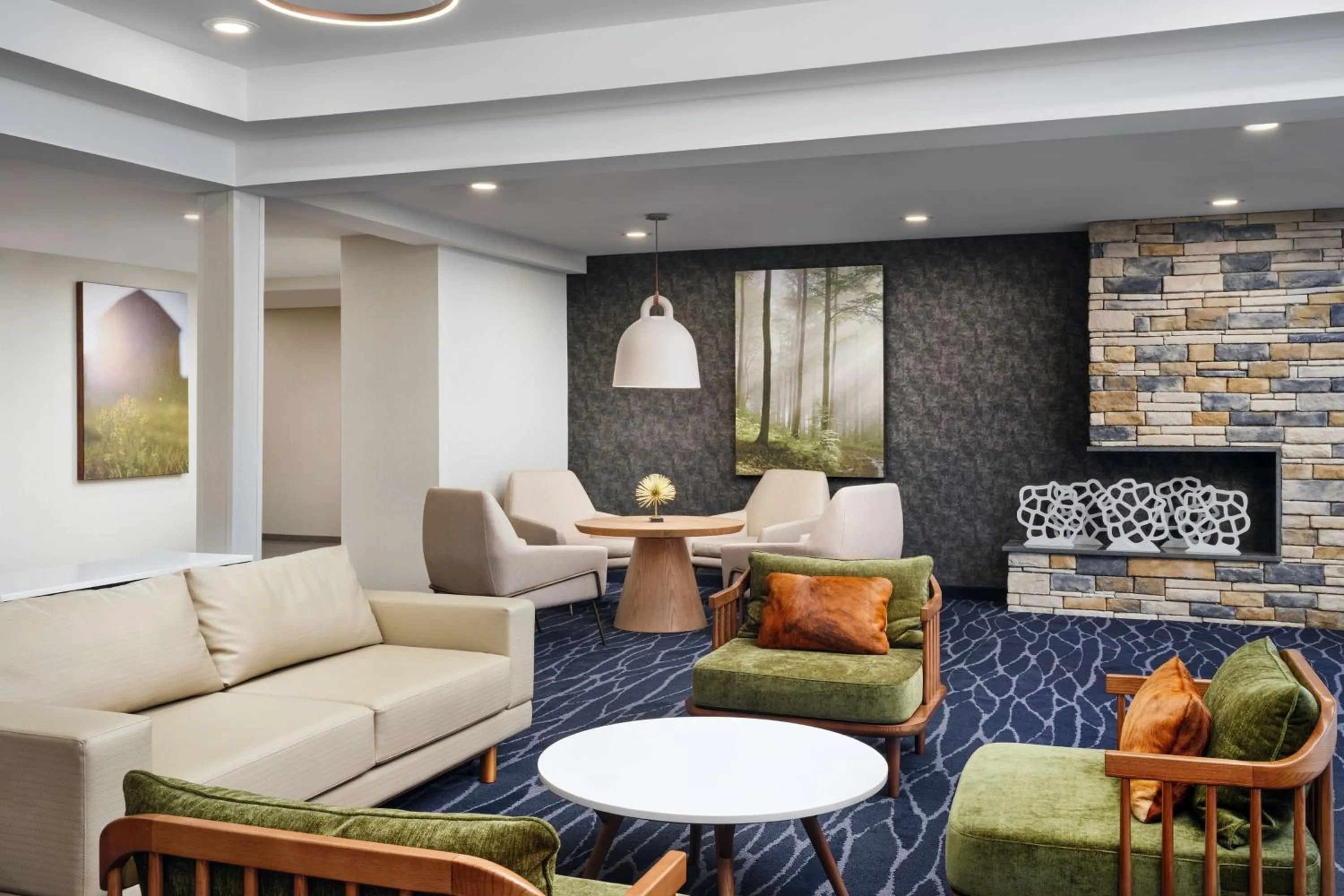 Lobby or reception in Fairfield Inn & Suites Auburn Opelika