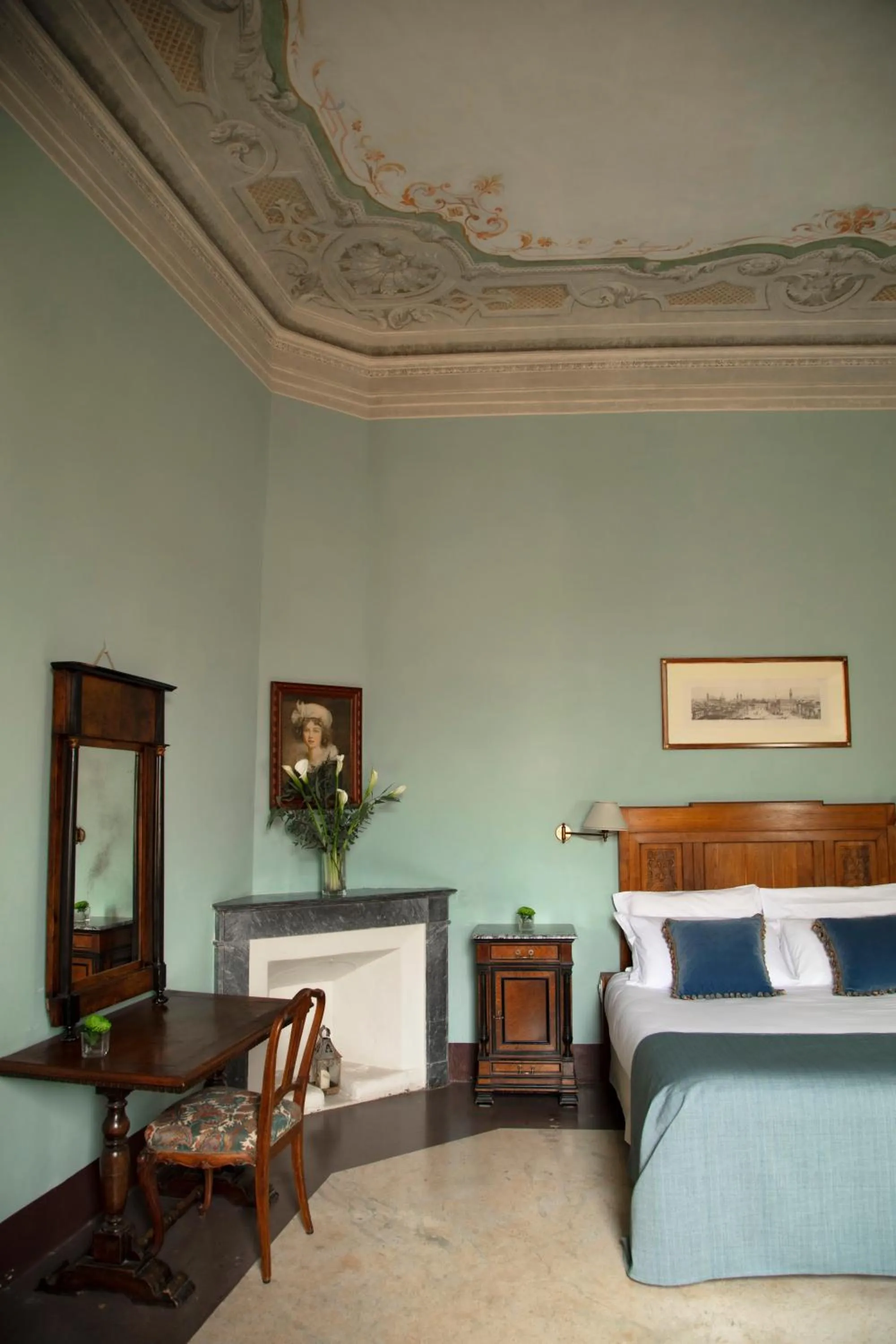 Bed in Hotel Palazzo Guadagni