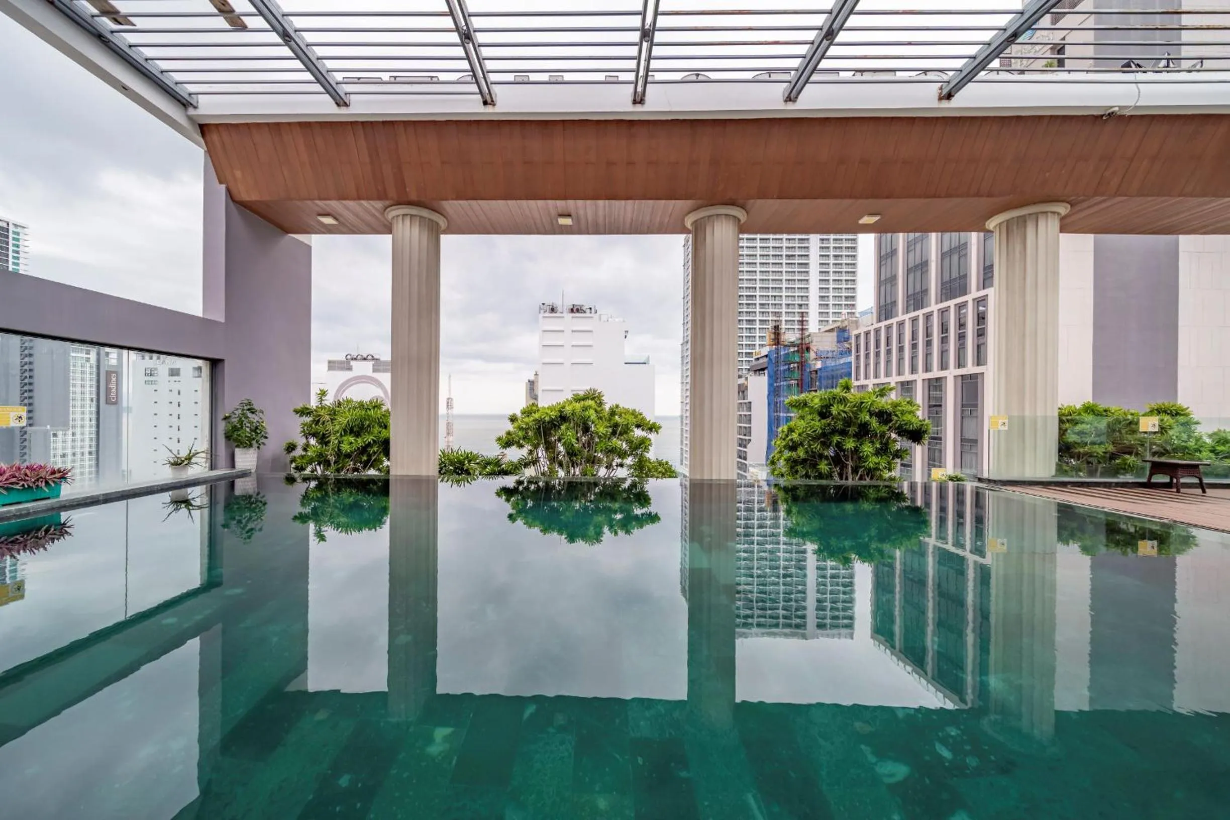 Pool view in Poseidon Nha Trang Hotel