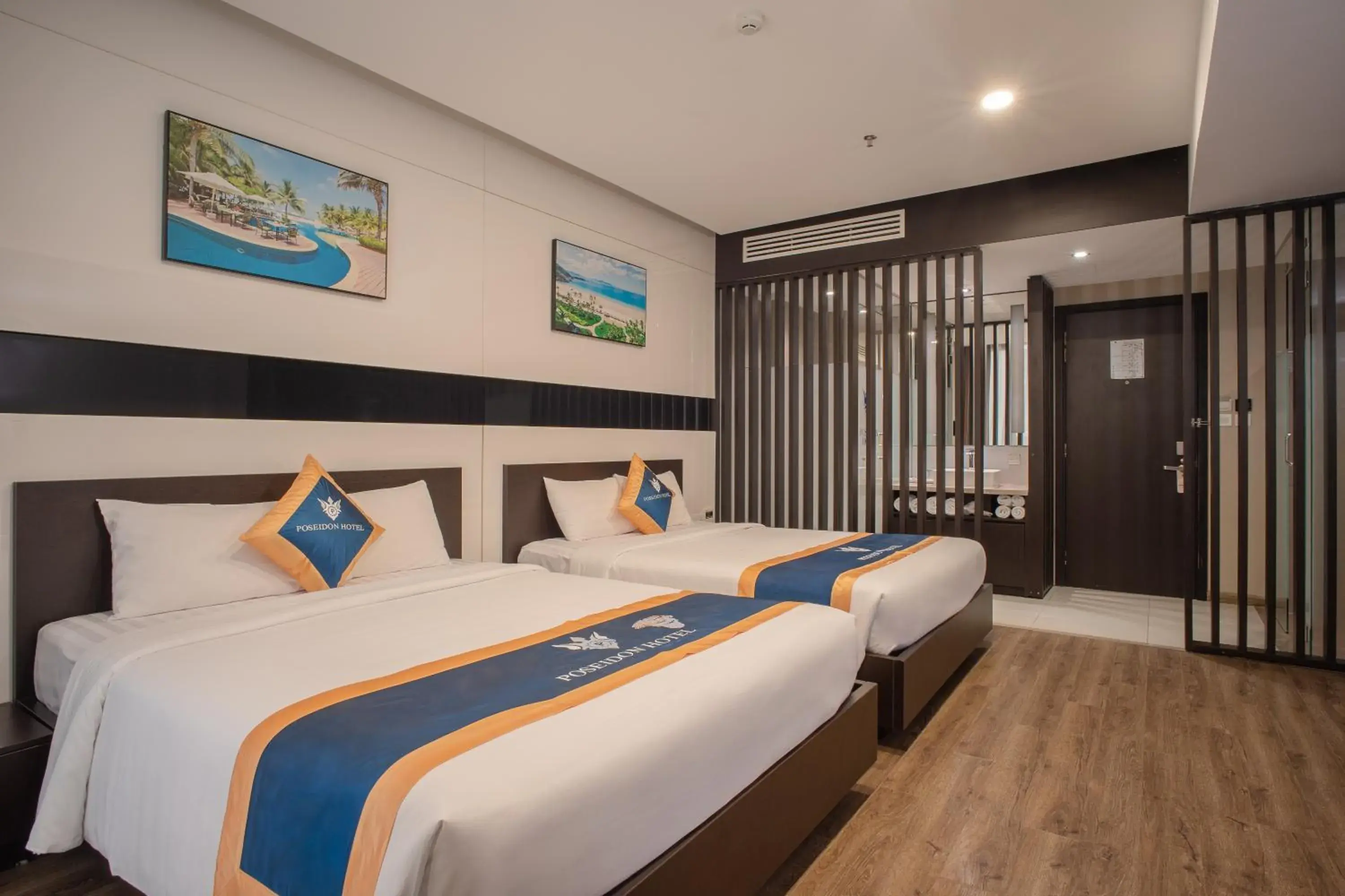 Family Room with Balcony in Poseidon Nha Trang Hotel Family Room with Balcony in Poseidon Nha Trang Hotel