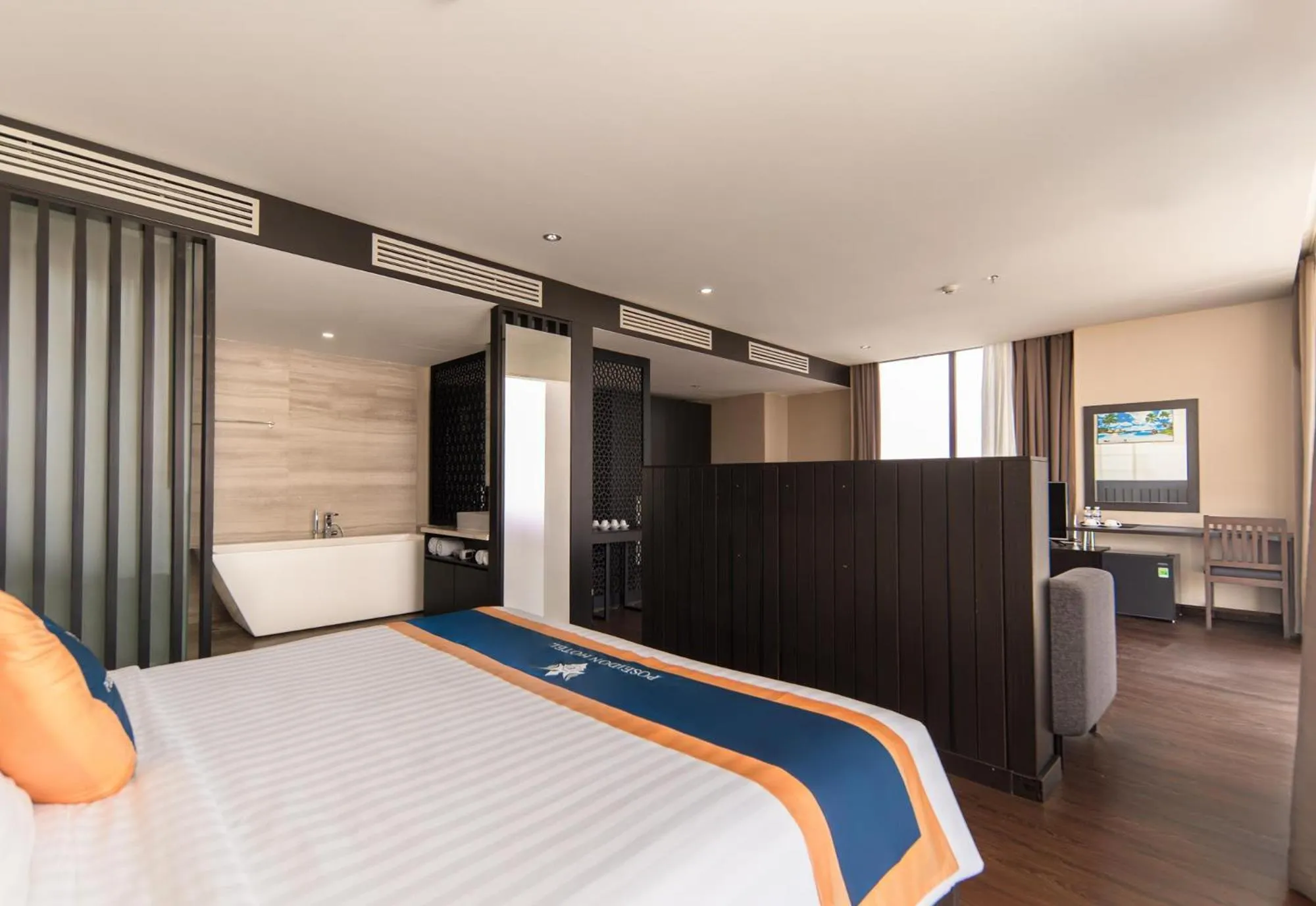 Bedroom, Bed in Poseidon Nha Trang Hotel