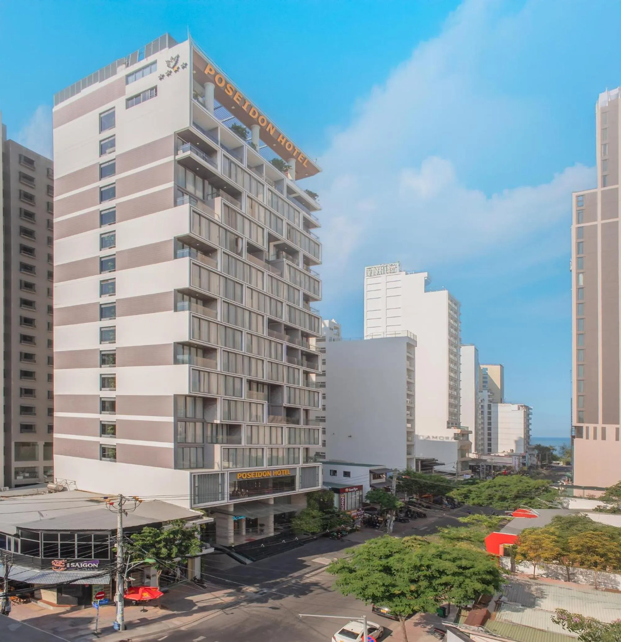 Property building in Poseidon Nha Trang Hotel