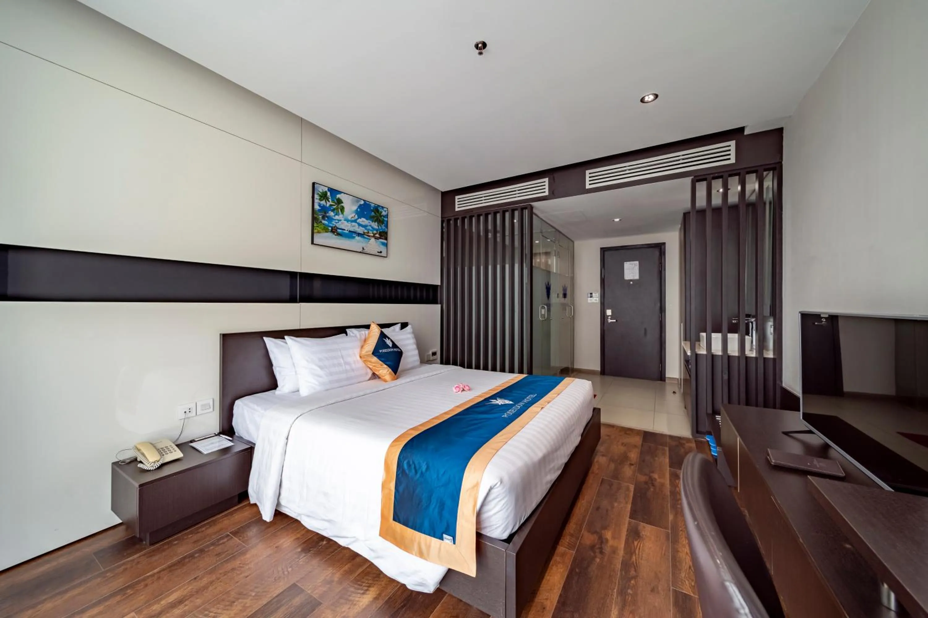 Bedroom, Bed in Poseidon Nha Trang Hotel