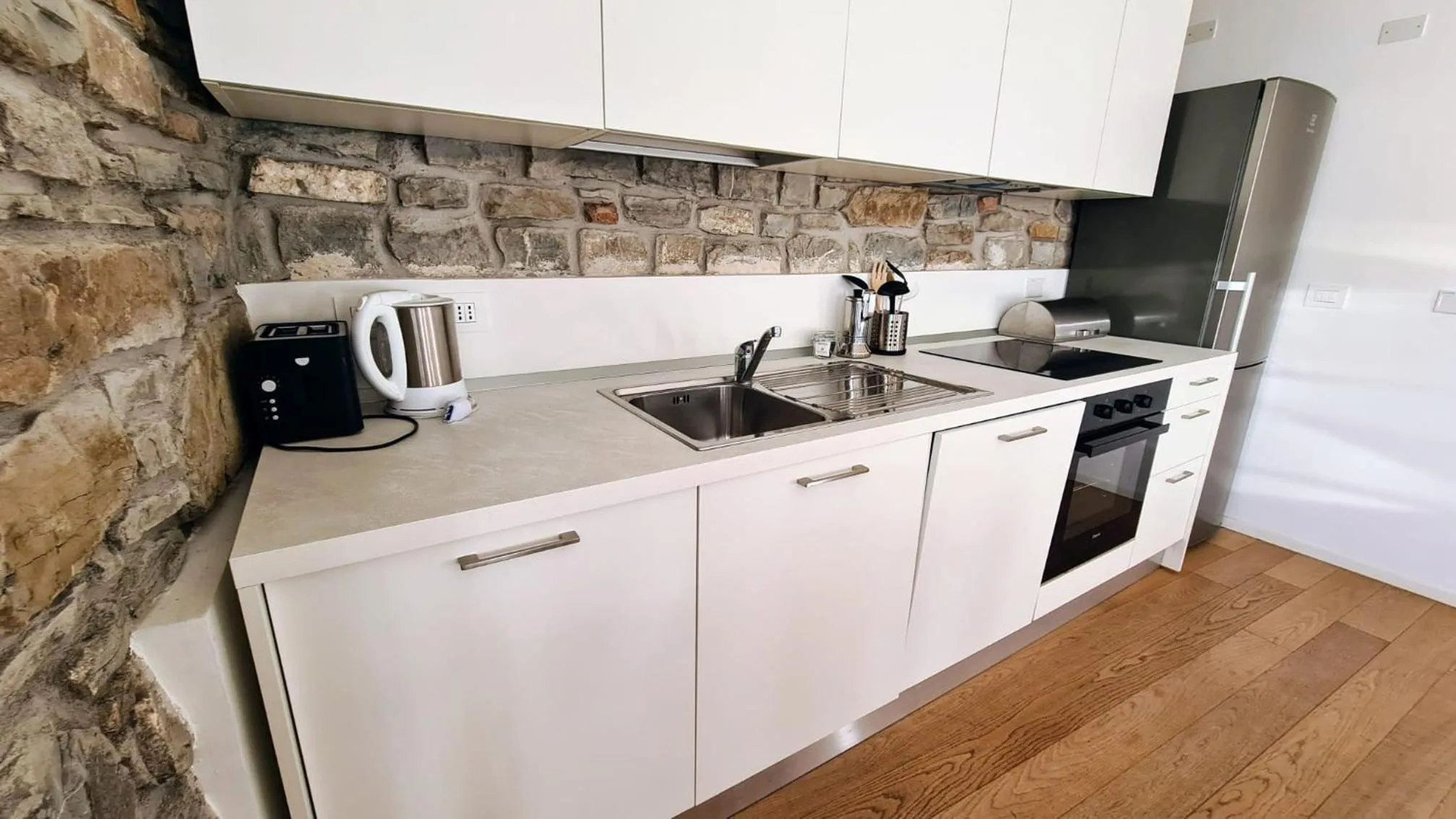 Kitchen or kitchenette in Ritter'S Rooms & Apartments