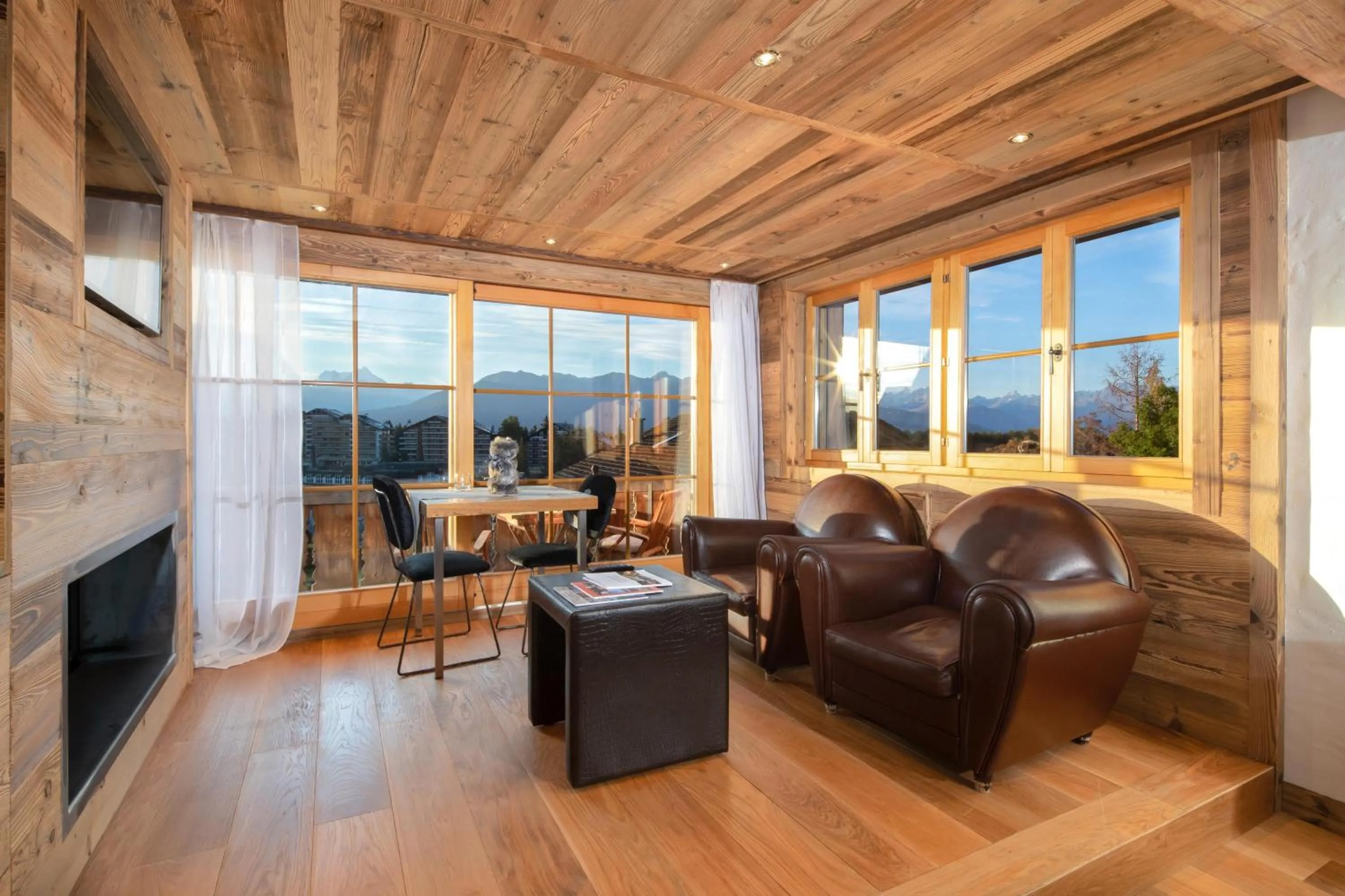 View (from property/room) in Hostellerie du Pas de l'Ours "Relais et Châteaux"