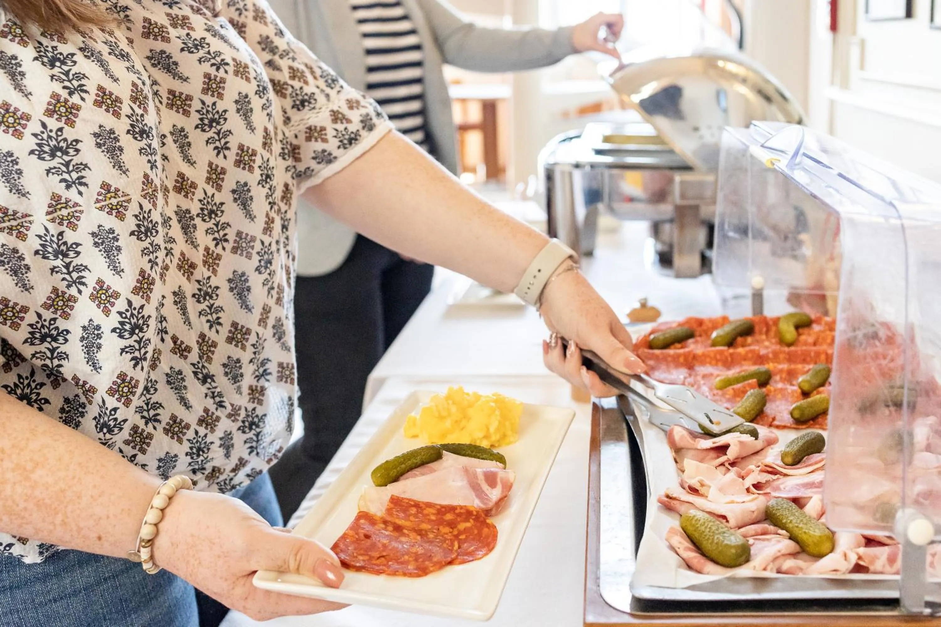 Buffet breakfast in Le Mouton Blanc