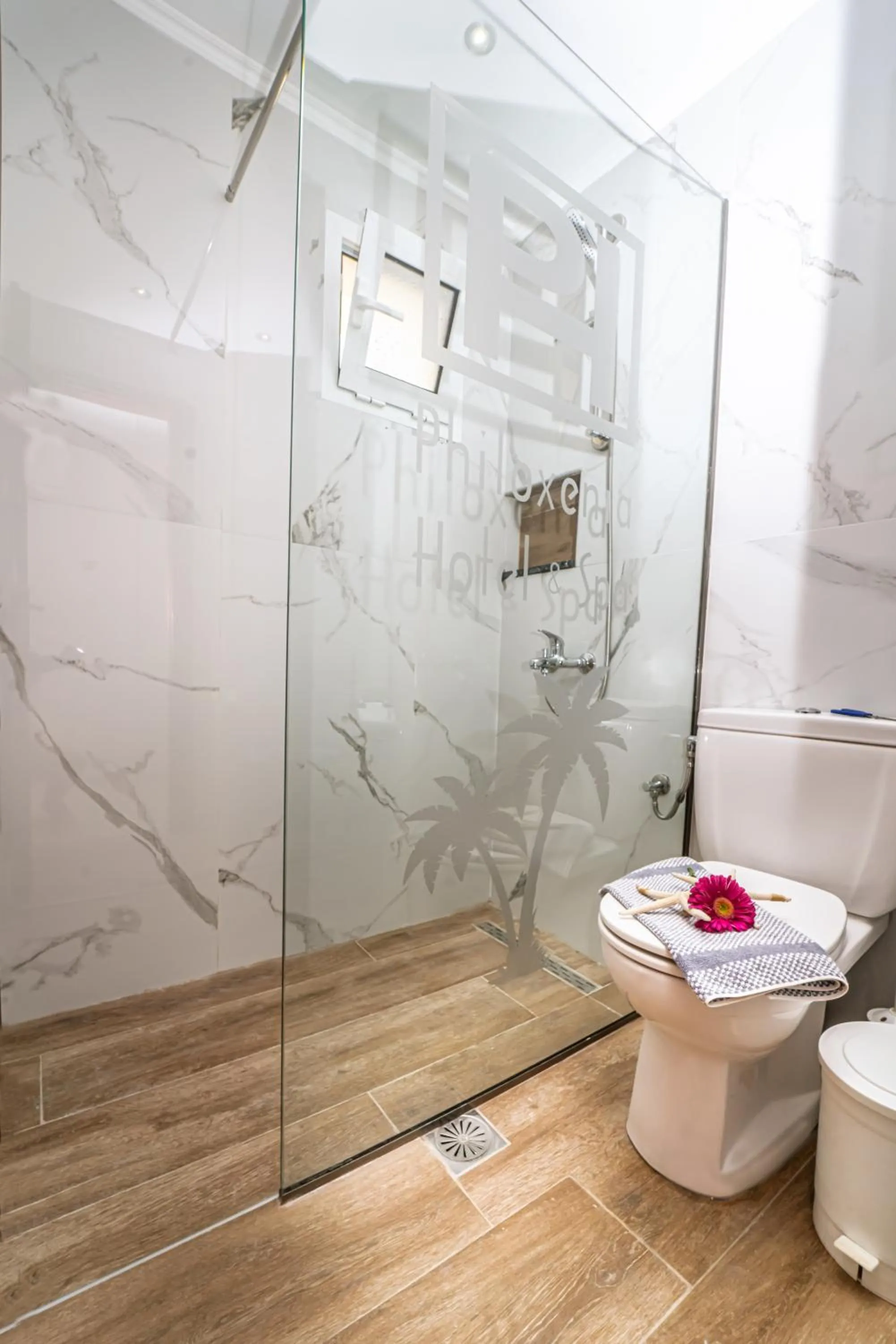 Bathroom in Philoxenia Hotel & SPA