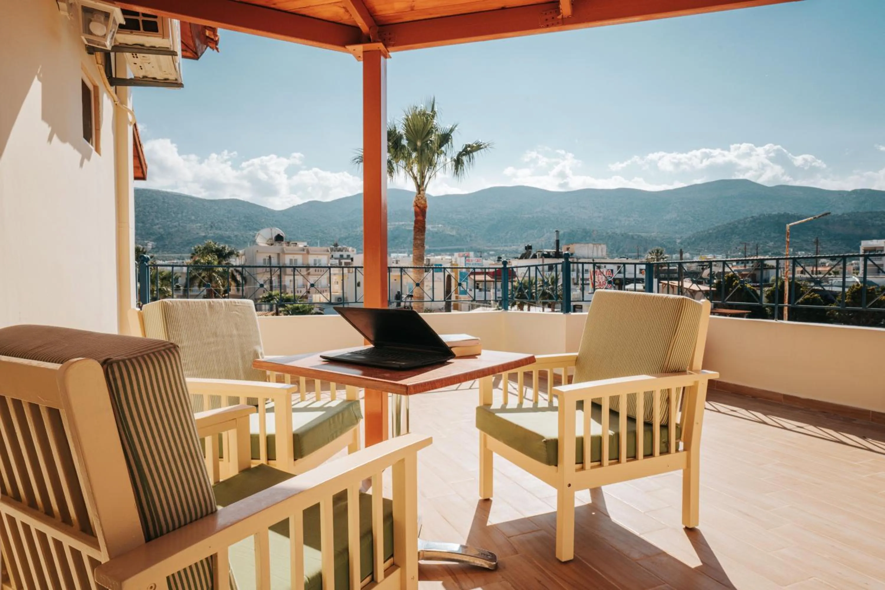 Balcony/Terrace in Philoxenia Hotel & SPA