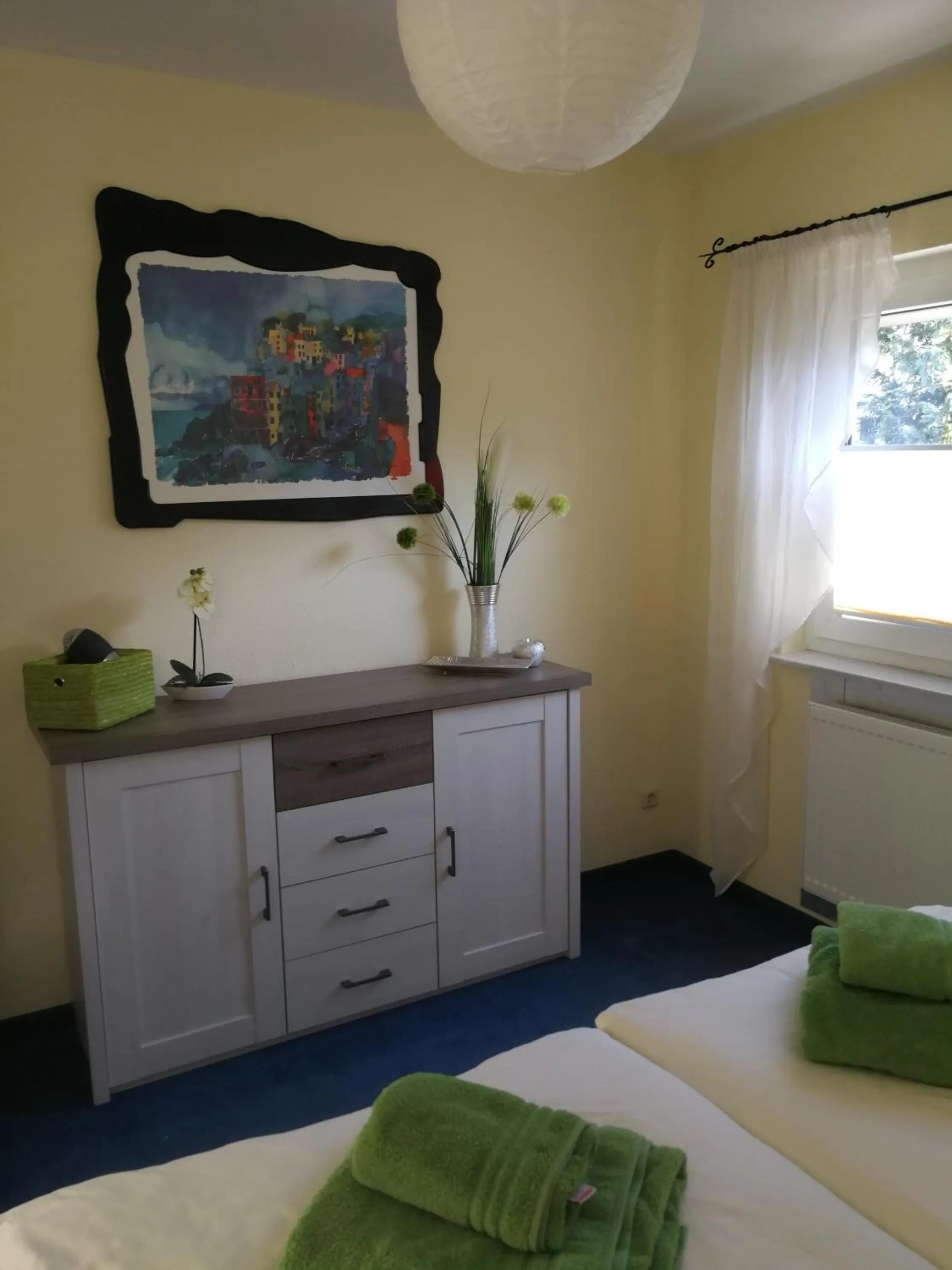 Decorative detail, Bed in Hotel Am Markt