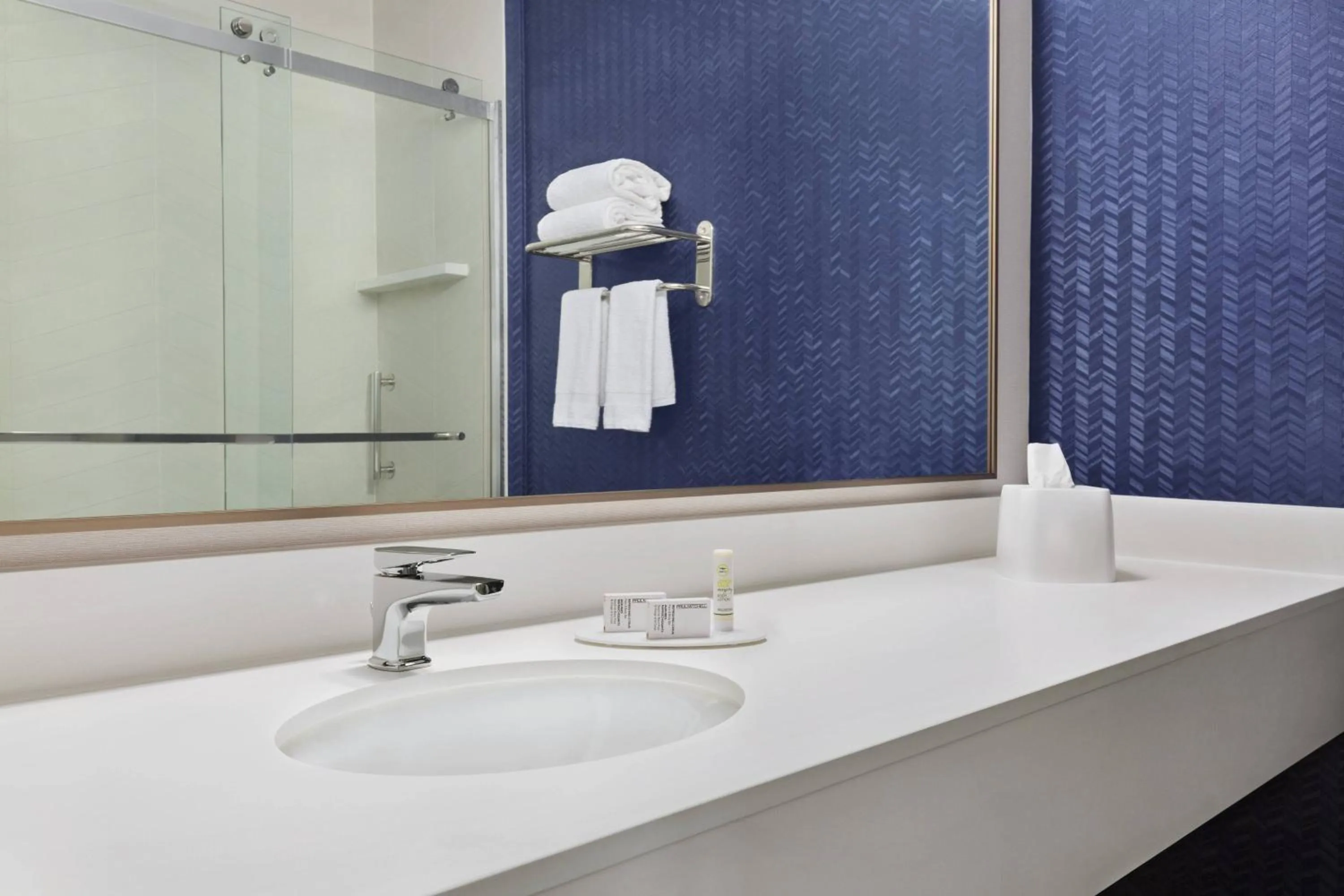 Bathroom in Fairfield Inn by Marriott Tracy