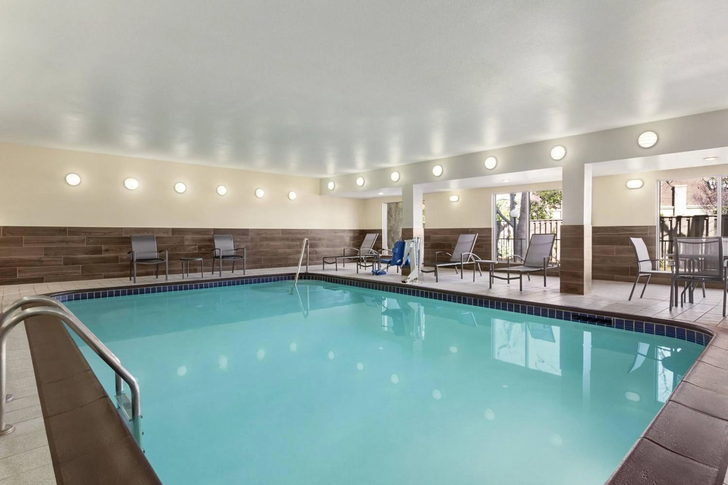 Swimming pool in Fairfield Inn by Marriott Tracy