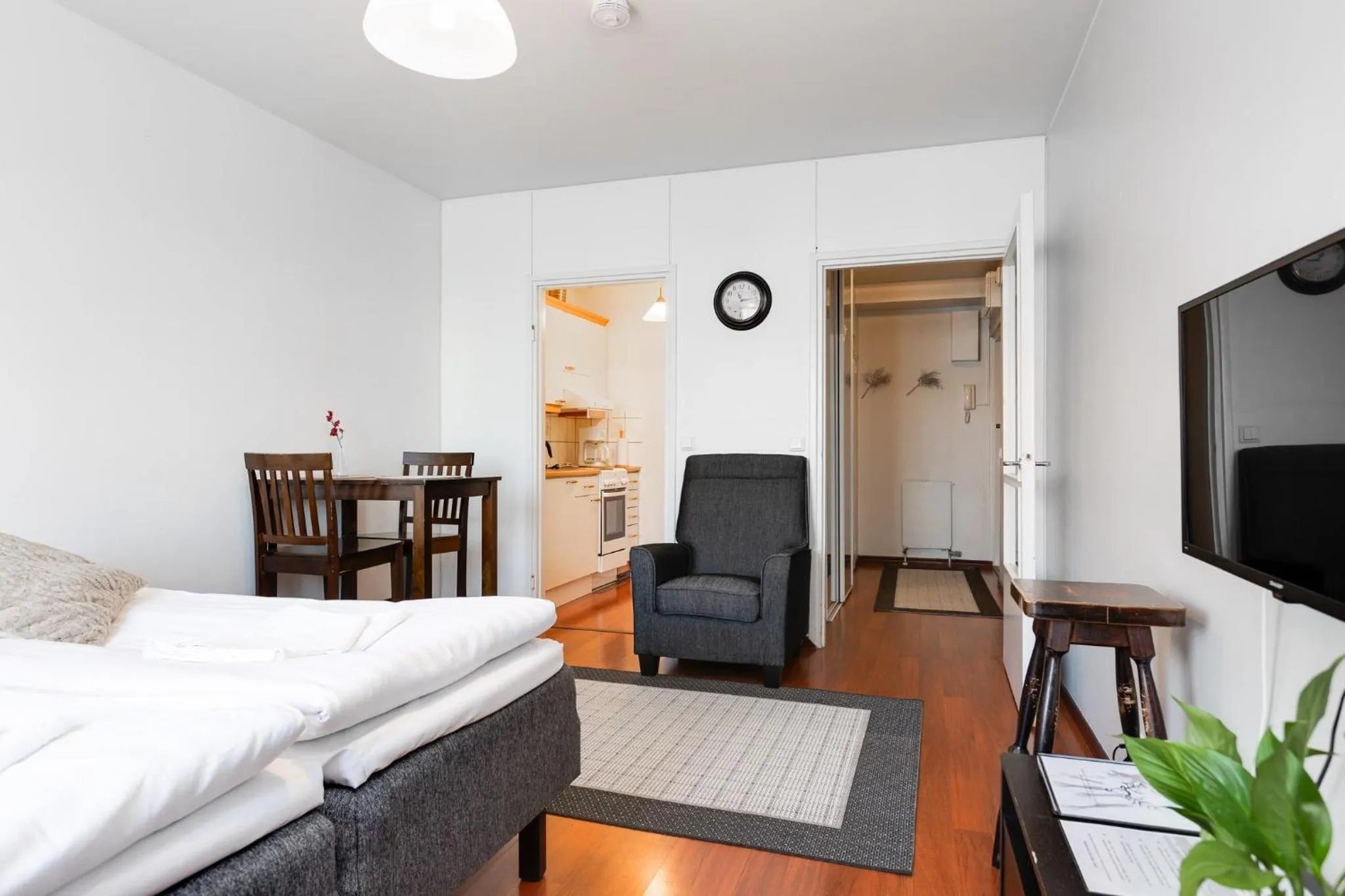 Bed in Santa's City Apartments