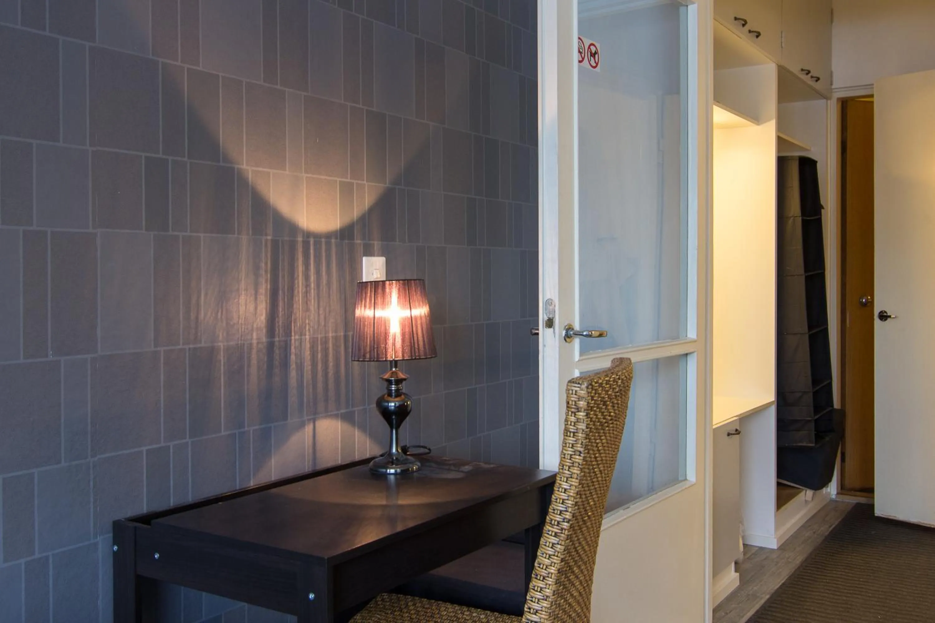 Decorative detail in Santa's City Apartments