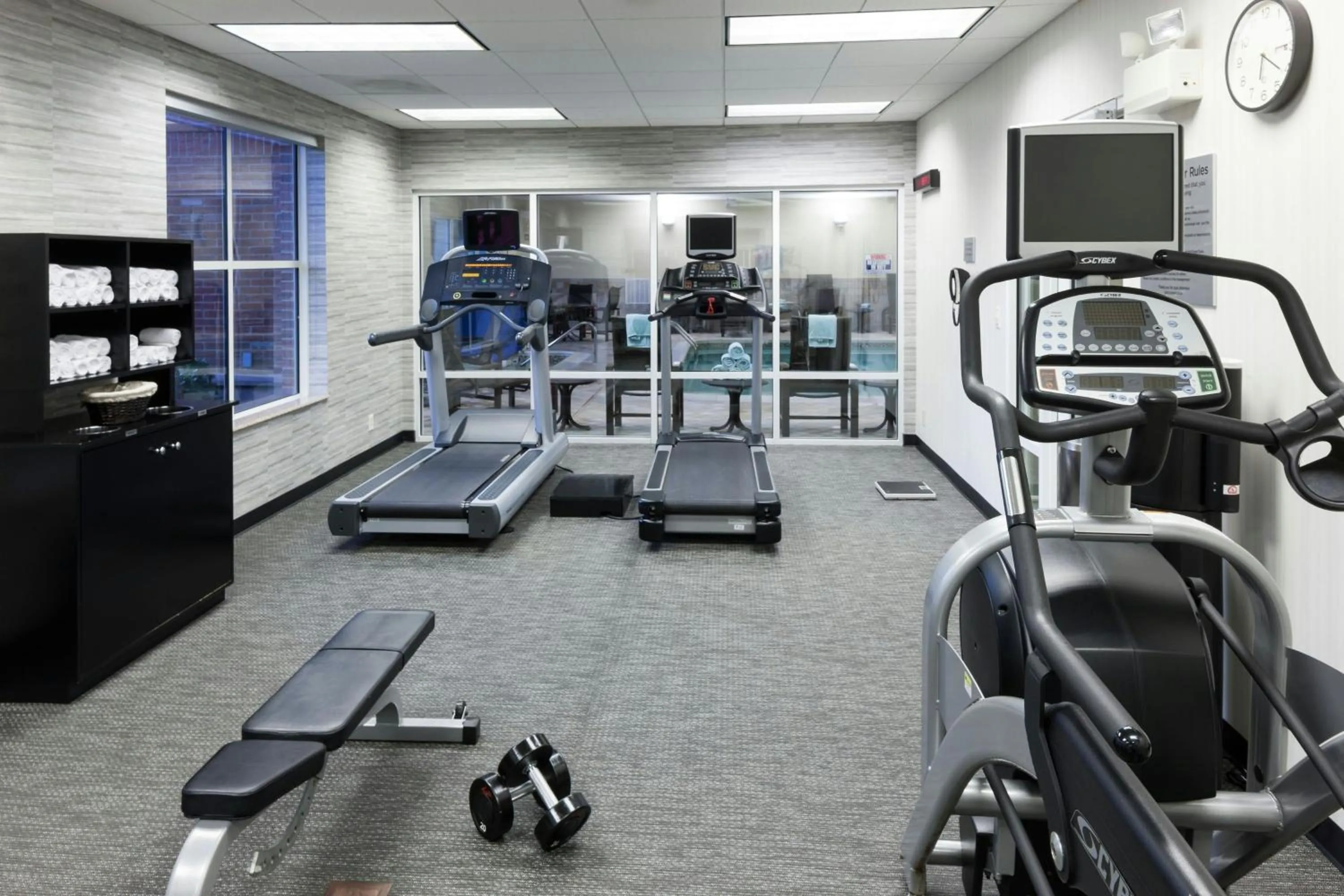 Fitness centre/facilities in Courtyard by Marriott Franklin Cool Springs