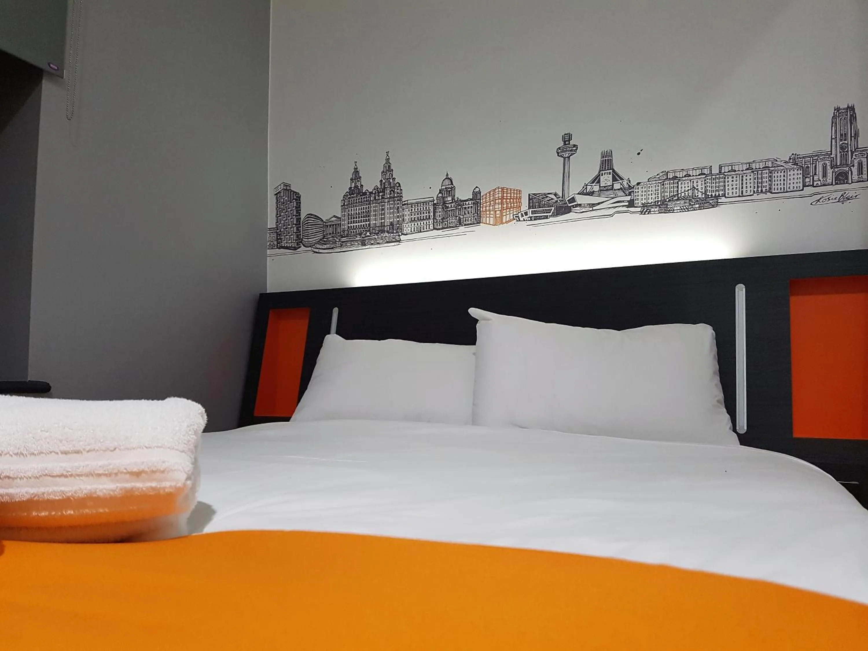 Bed in easyHotel Liverpool
