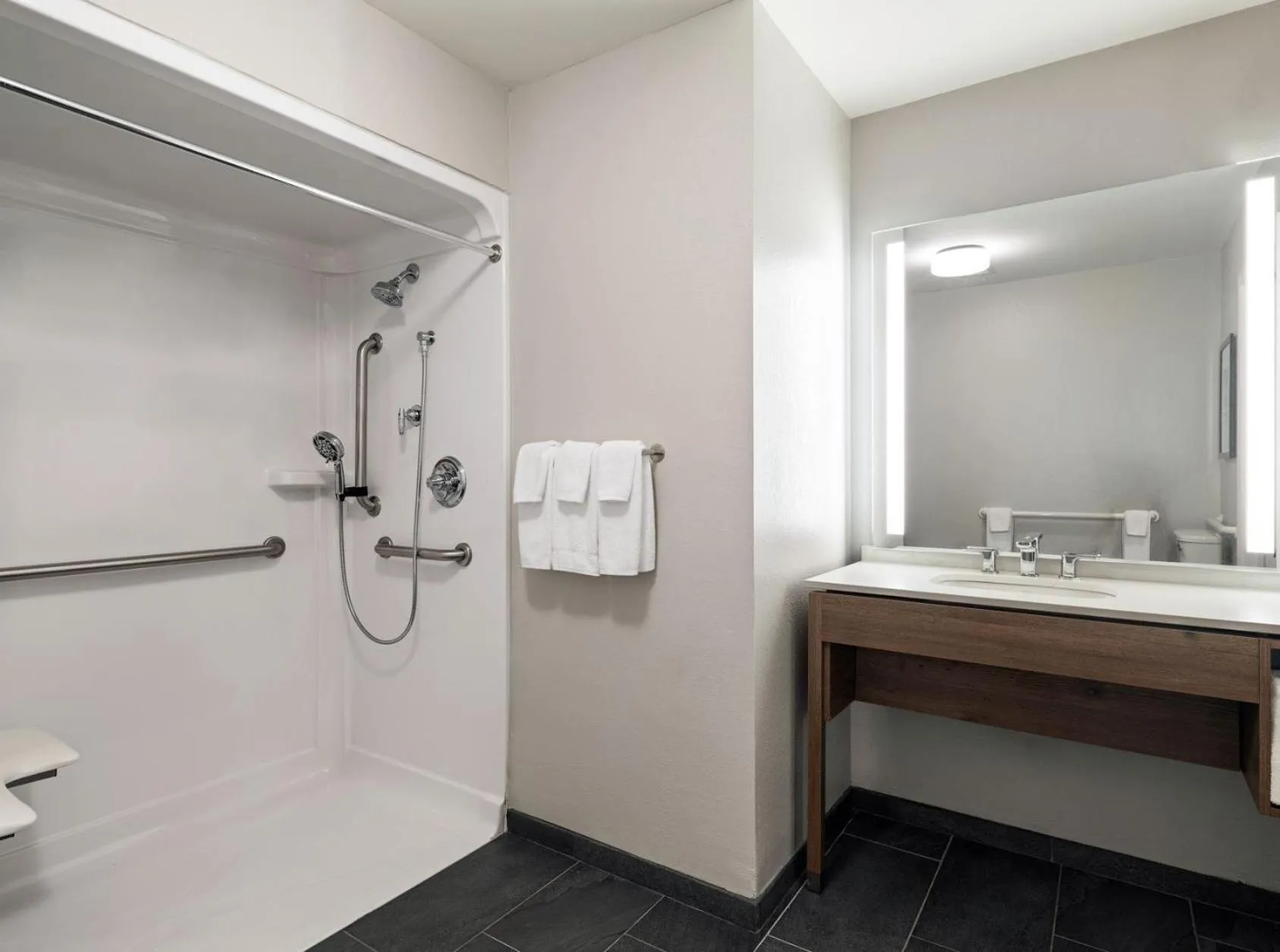 Shower in Staybridge Suites Rochester University by IHG