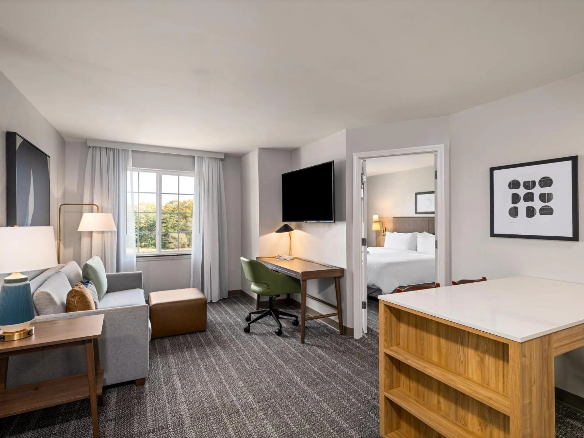 Photo of the whole room, Bed in Staybridge Suites Rochester University by IHG