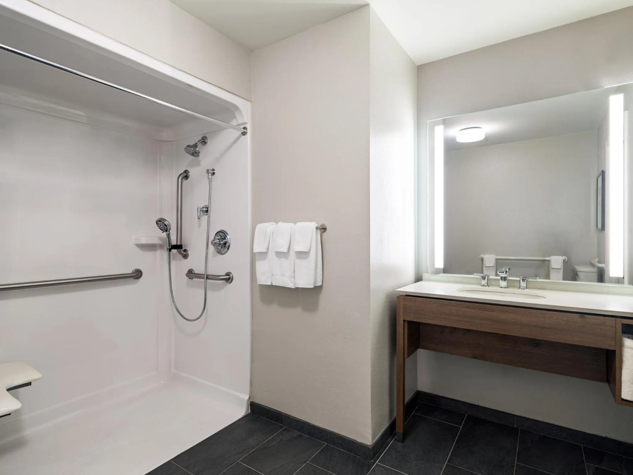 Bathroom in Staybridge Suites Rochester University by IHG