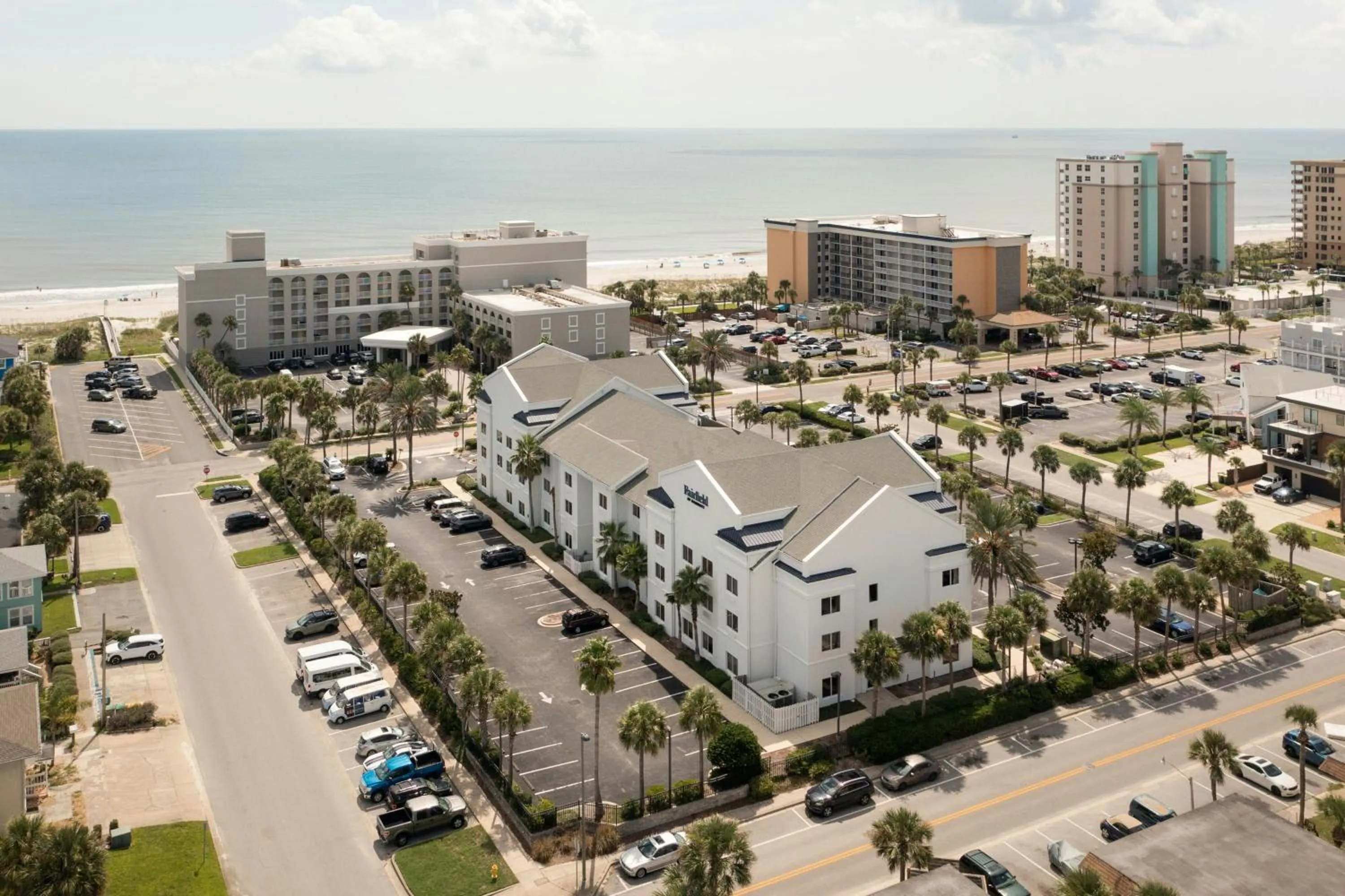 Beach in Fairfield Inn and Suites Jacksonville Beach