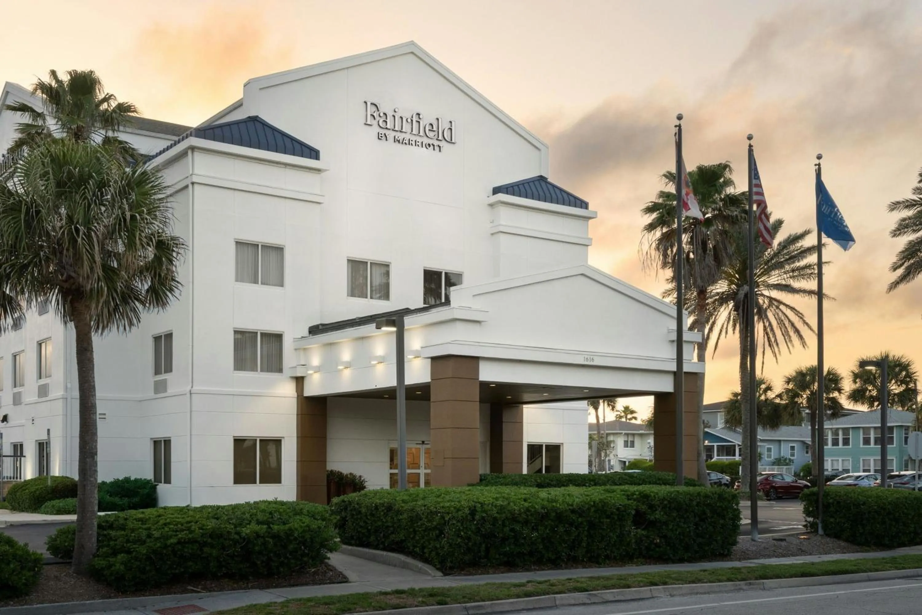 Property building in Fairfield Inn and Suites Jacksonville Beach