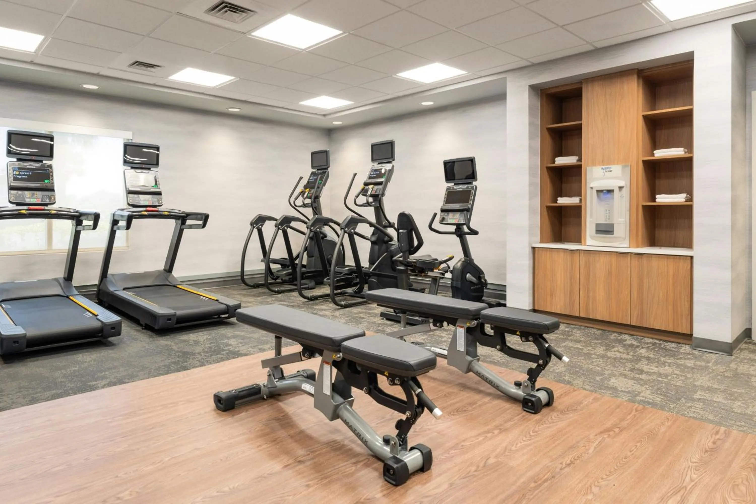 Fitness centre/facilities in Fairfield Inn and Suites Jacksonville Beach