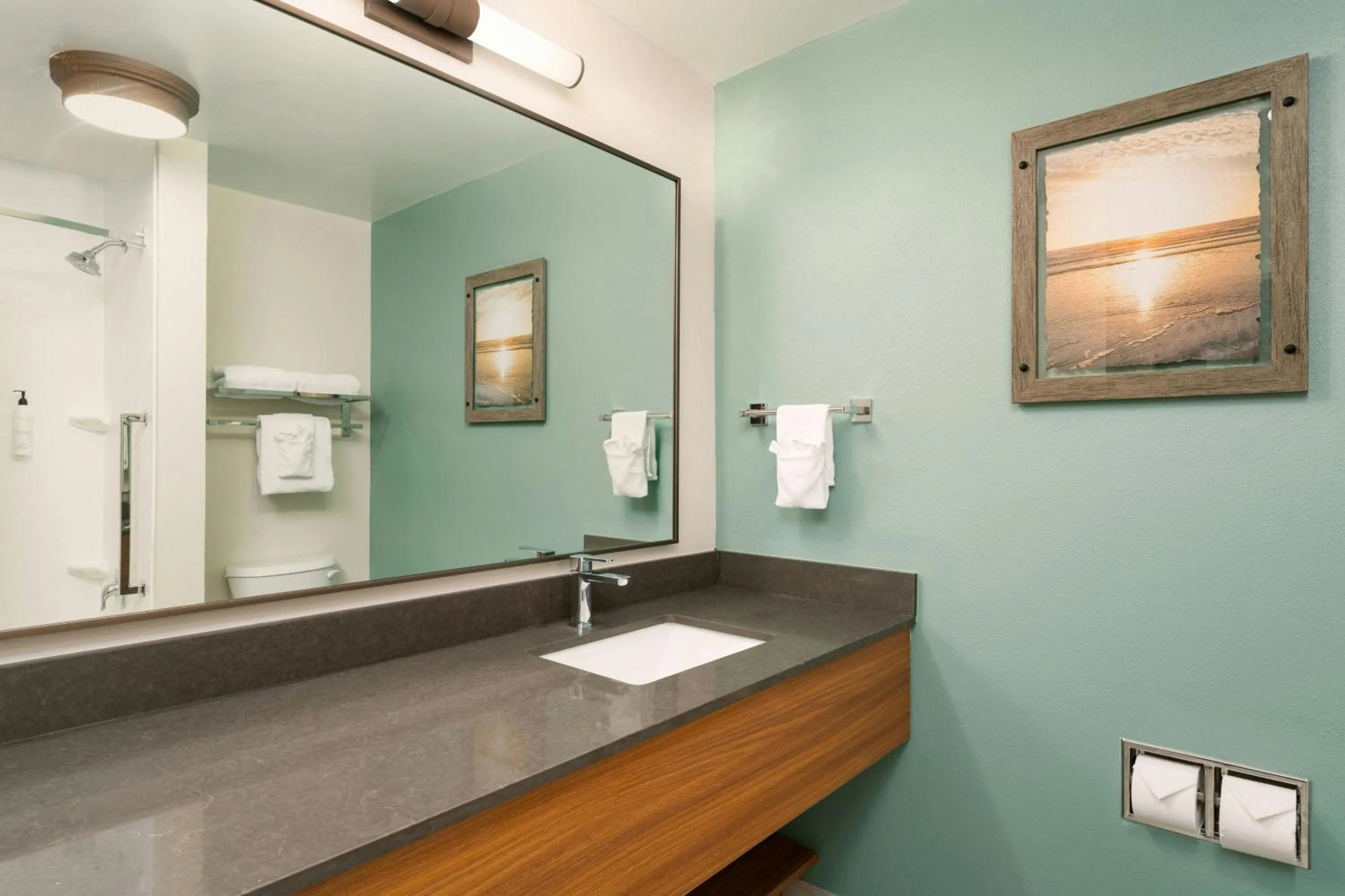 Bathroom in Fairfield Inn and Suites Jacksonville Beach