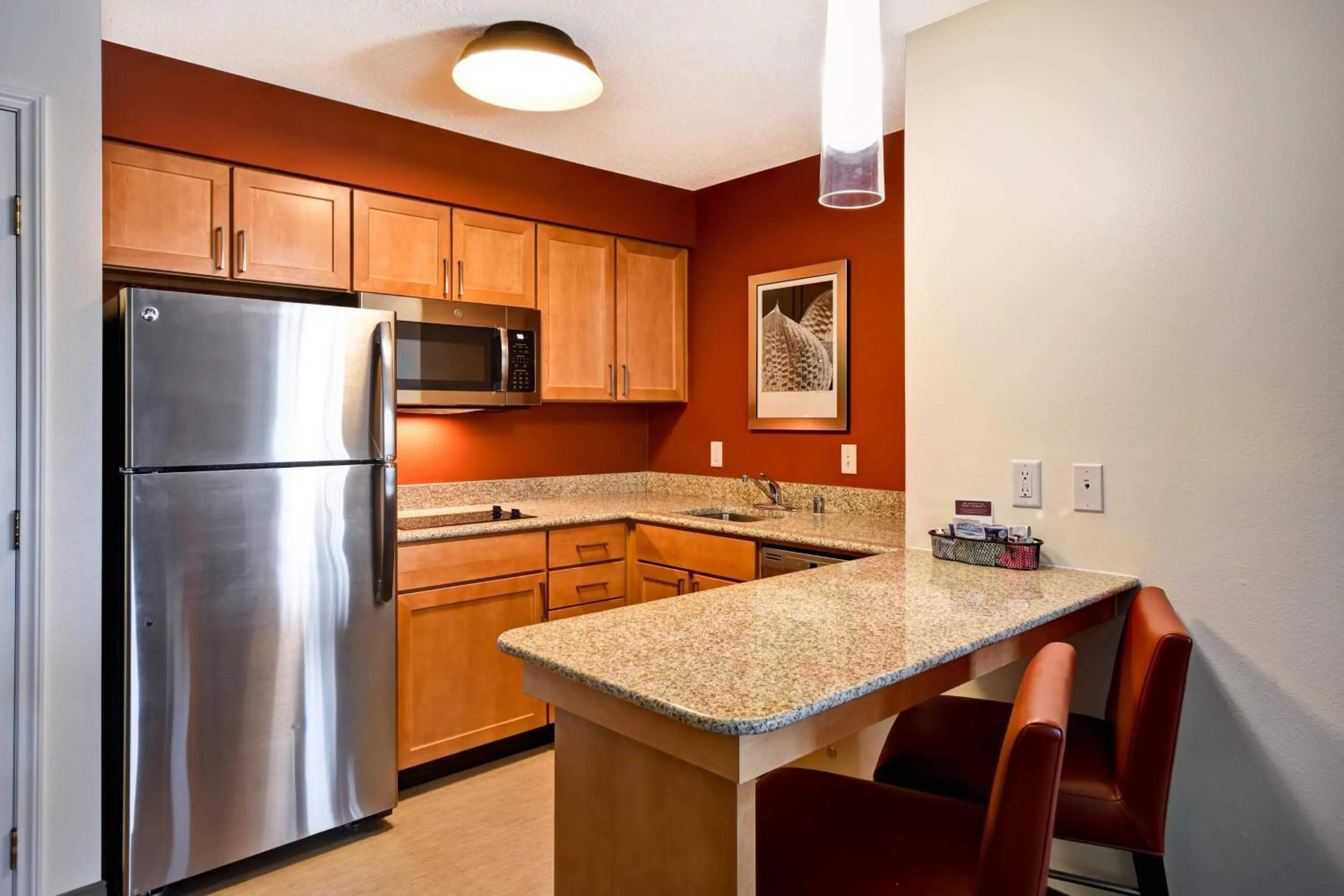 Kitchen or kitchenette in Residence Inn by Marriott Dayton Beavercreek