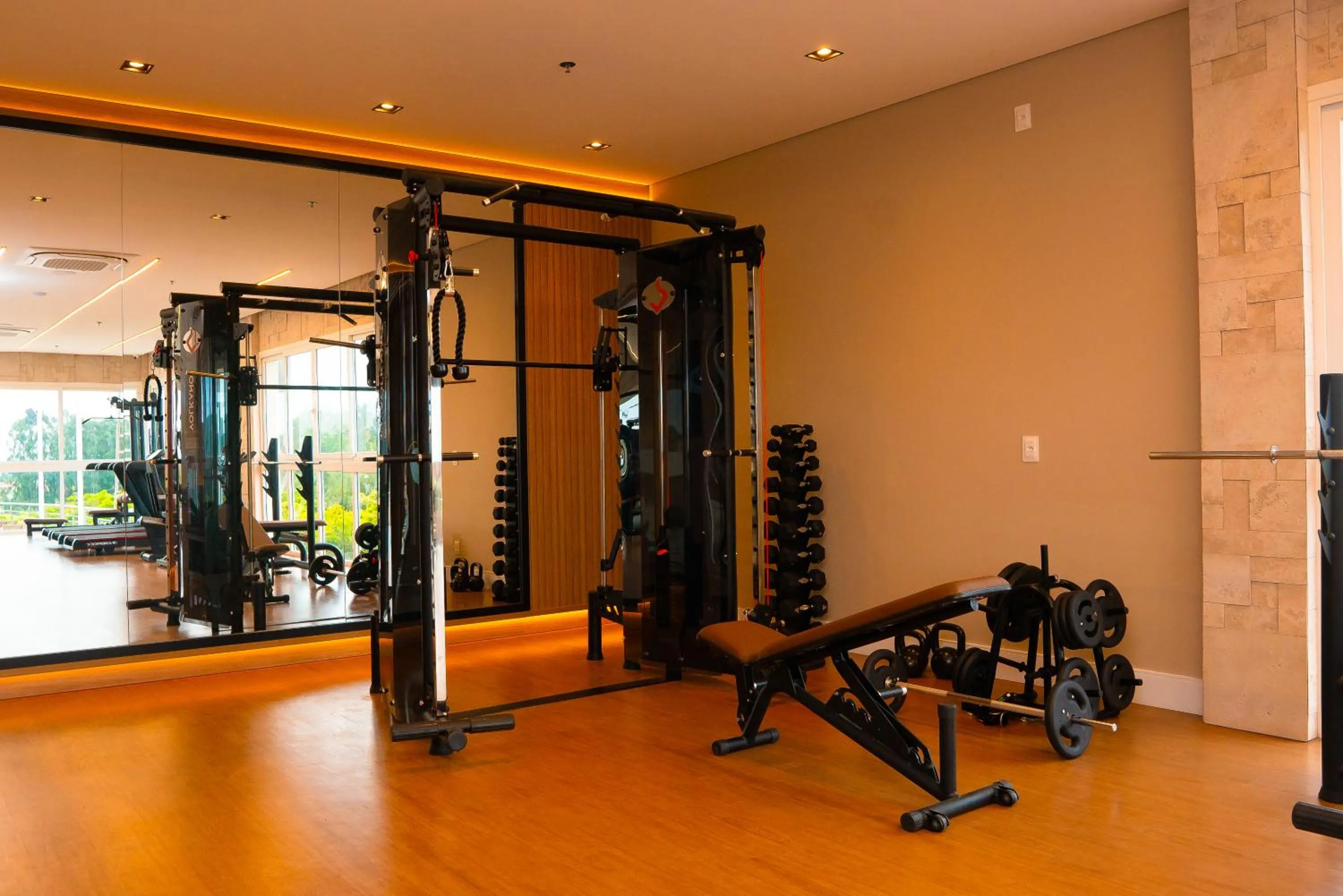 Fitness centre/facilities in Hotel Recanto Maestro