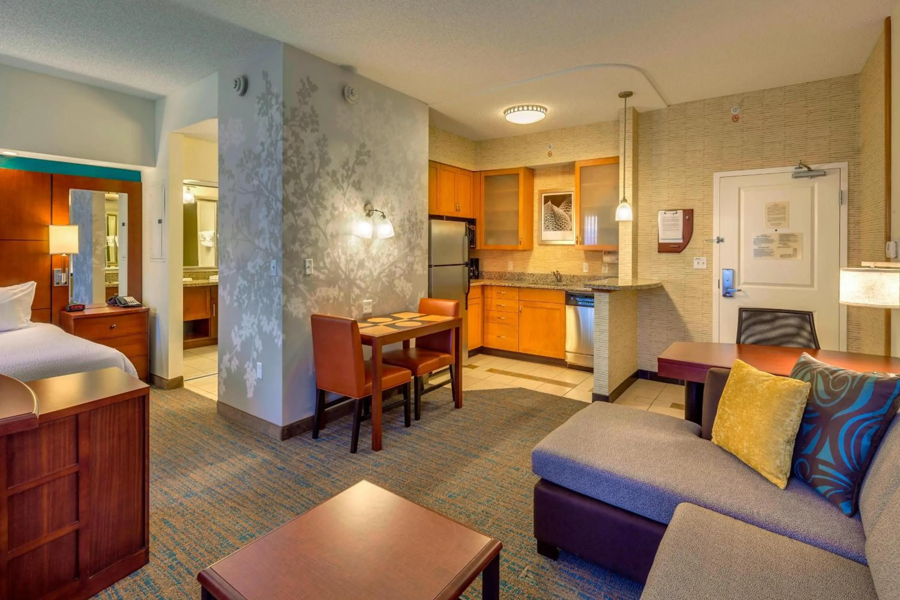 Living room, Bed in Residence Inn by Marriott Ocala
