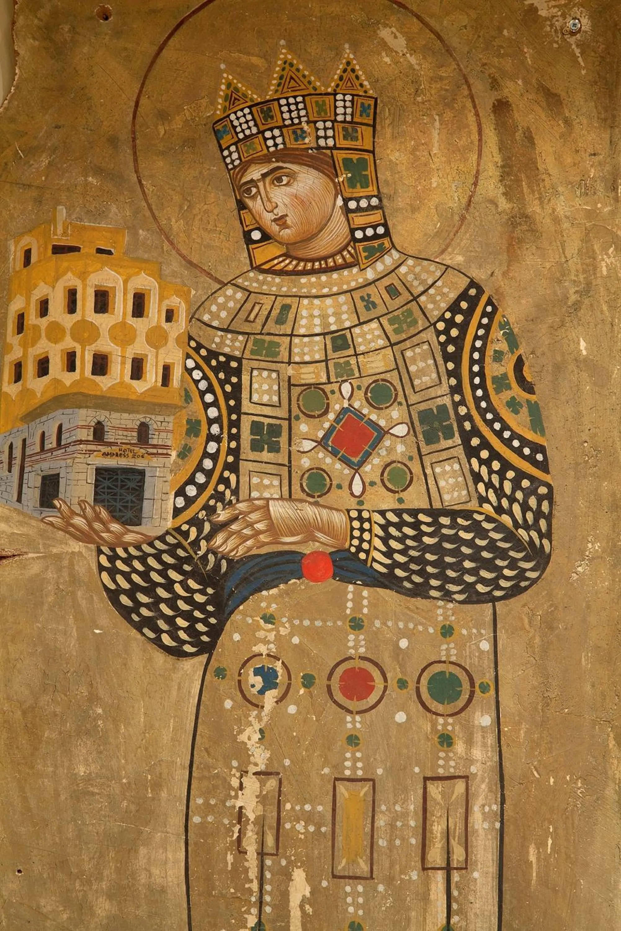 Decorative detail in Hotel Empress Zoe