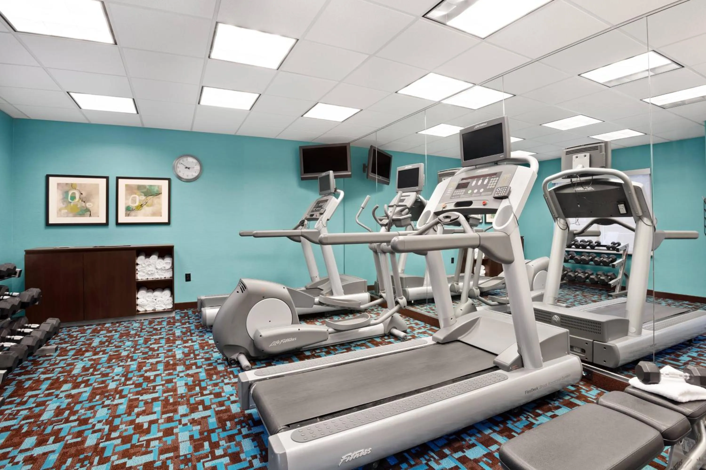 Fitness centre/facilities in Fairfield Inn and Suites by Marriott Saint Augustine I-95