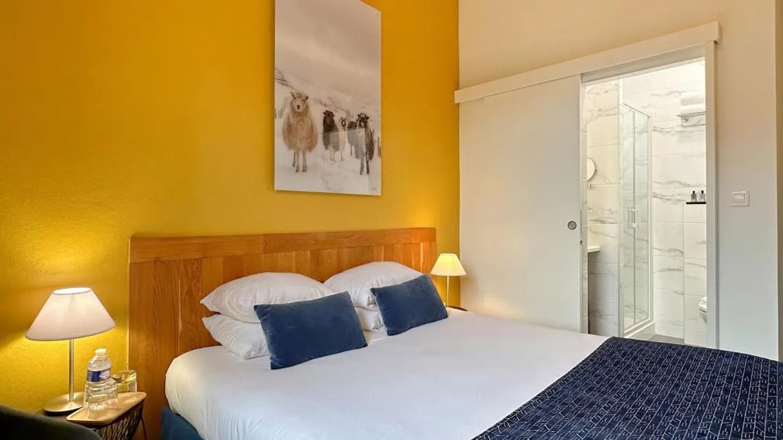 Bedroom, Bed in Hôtel Coeur De Loire