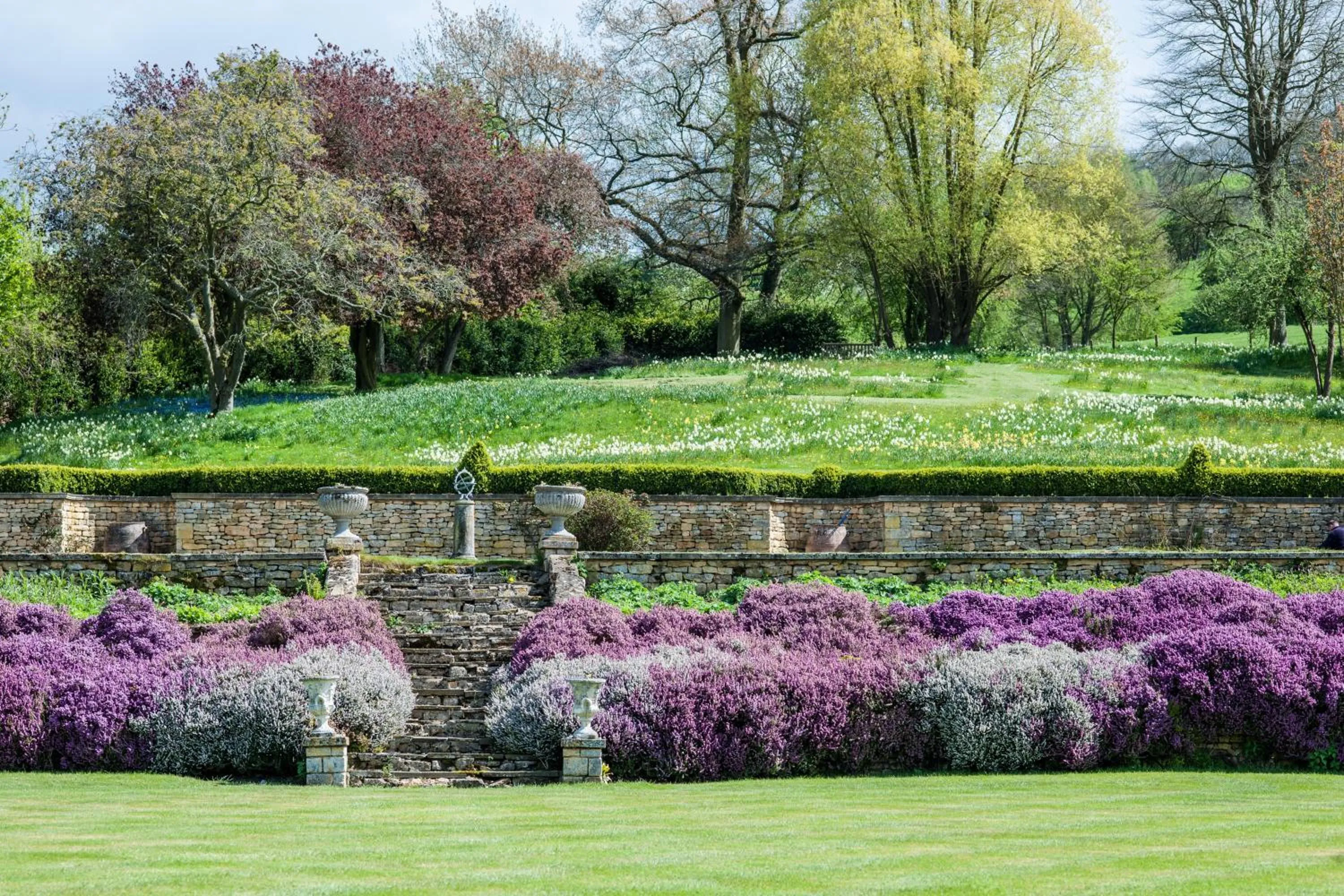 Garden in Buckland Manor - A Relais & Chateaux Hotel