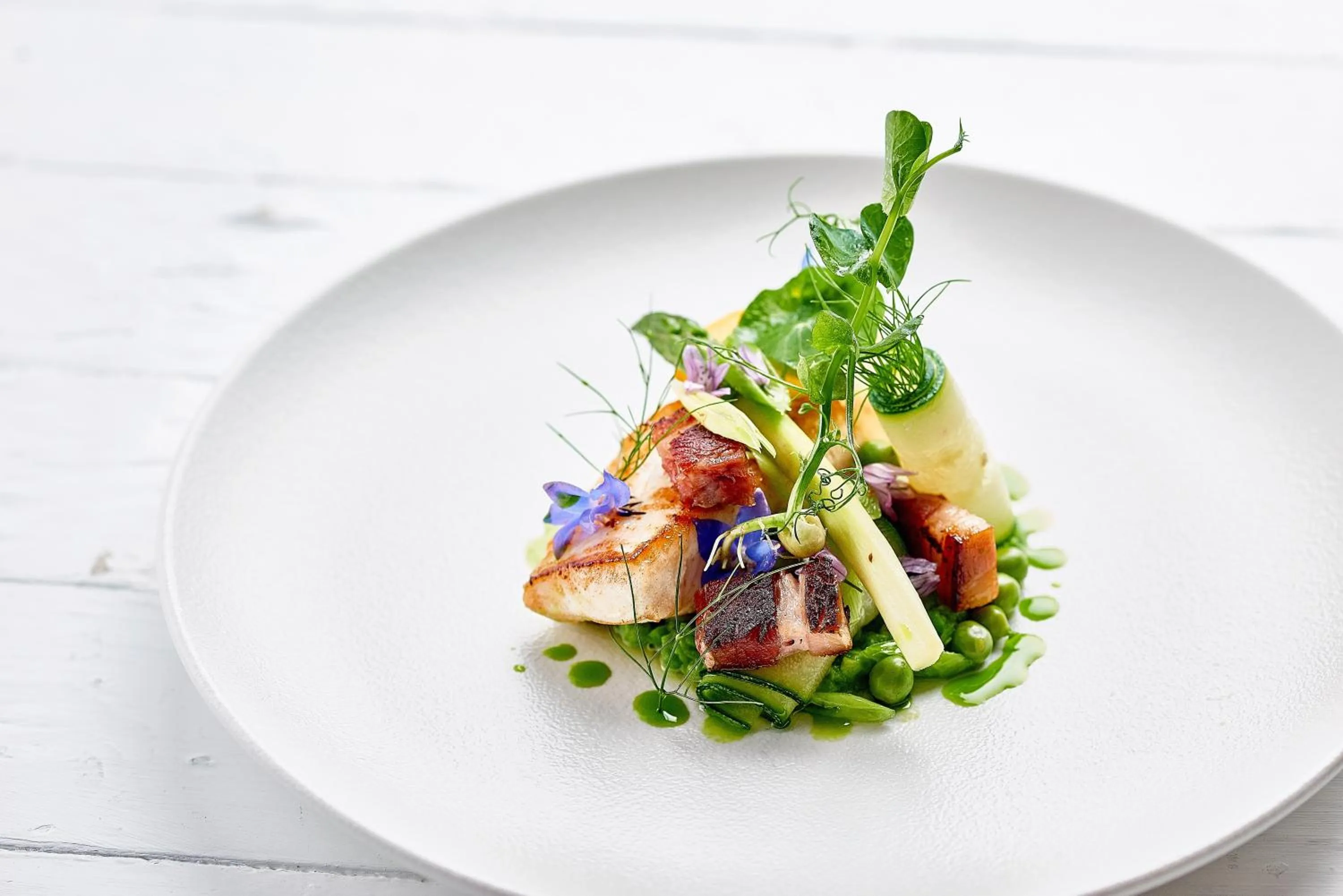 Food close-up in Buckland Manor - A Relais & Chateaux Hotel