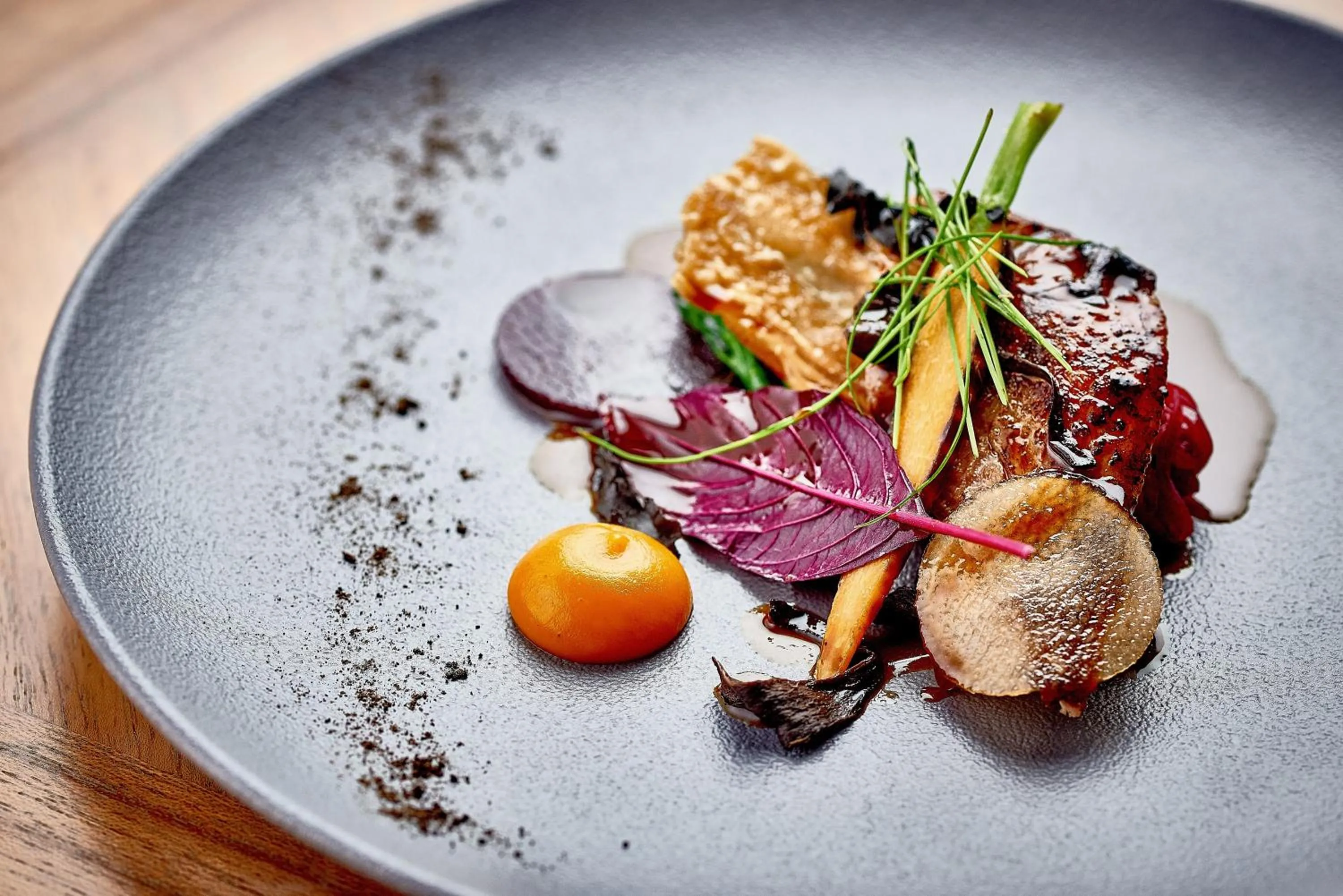 Food close-up in Buckland Manor - A Relais & Chateaux Hotel