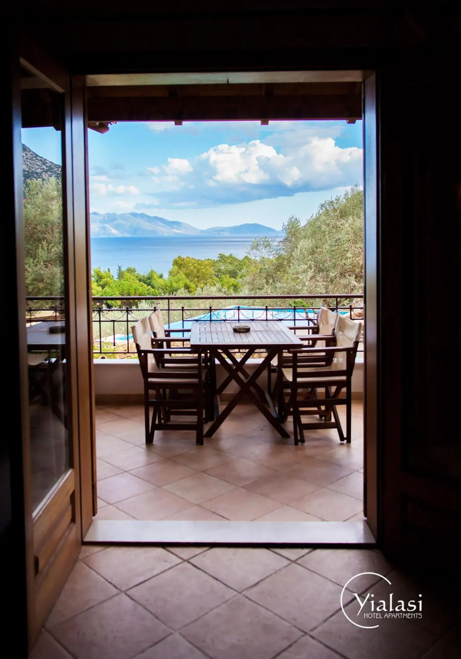 Balcony/Terrace in Yialasi Hotel