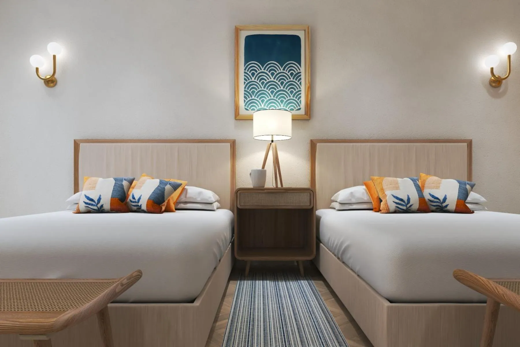 Bed in Bay Gardens Beach Resort & Spa