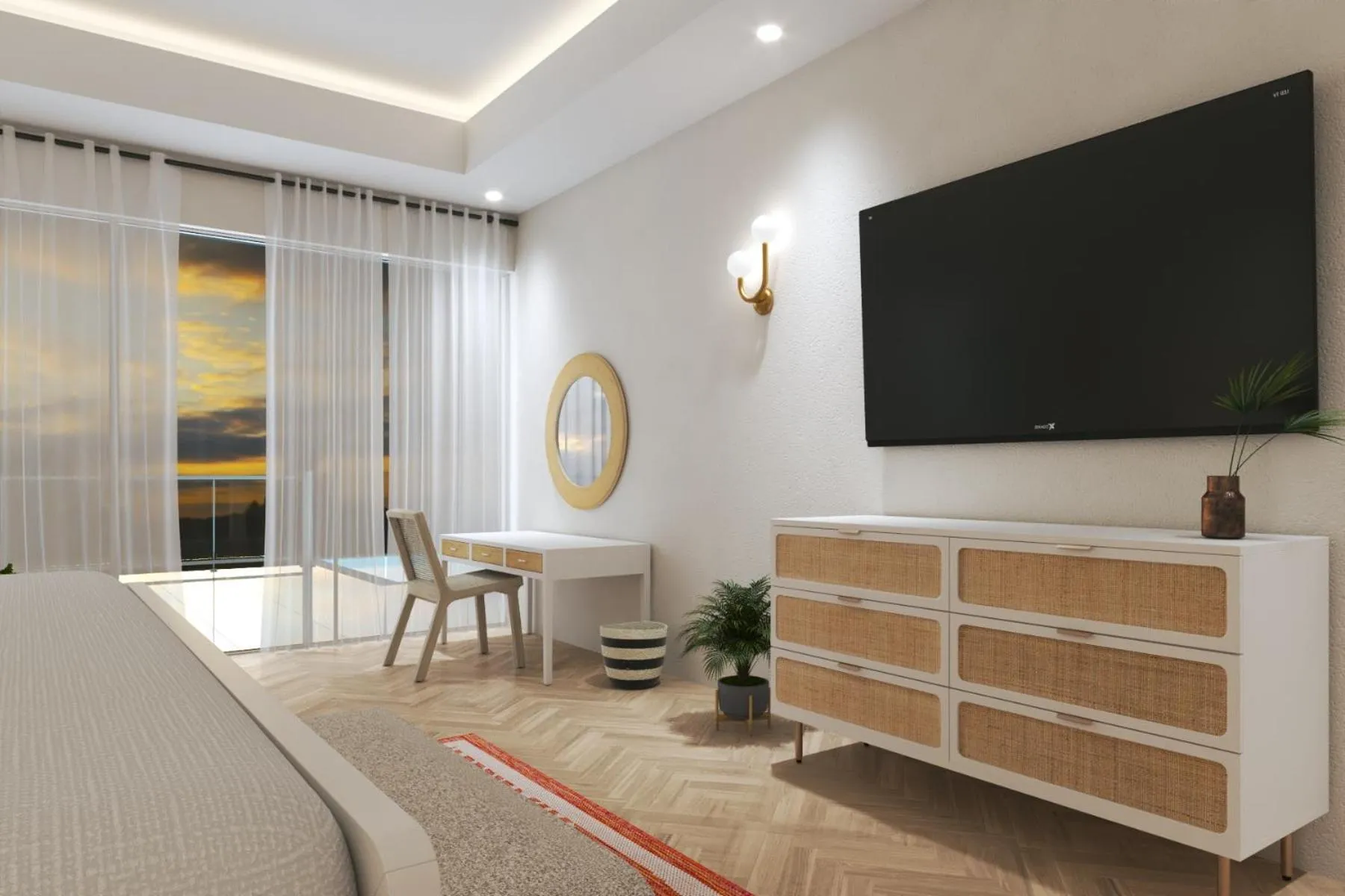 Bedroom, Bed in Bay Gardens Beach Resort & Spa