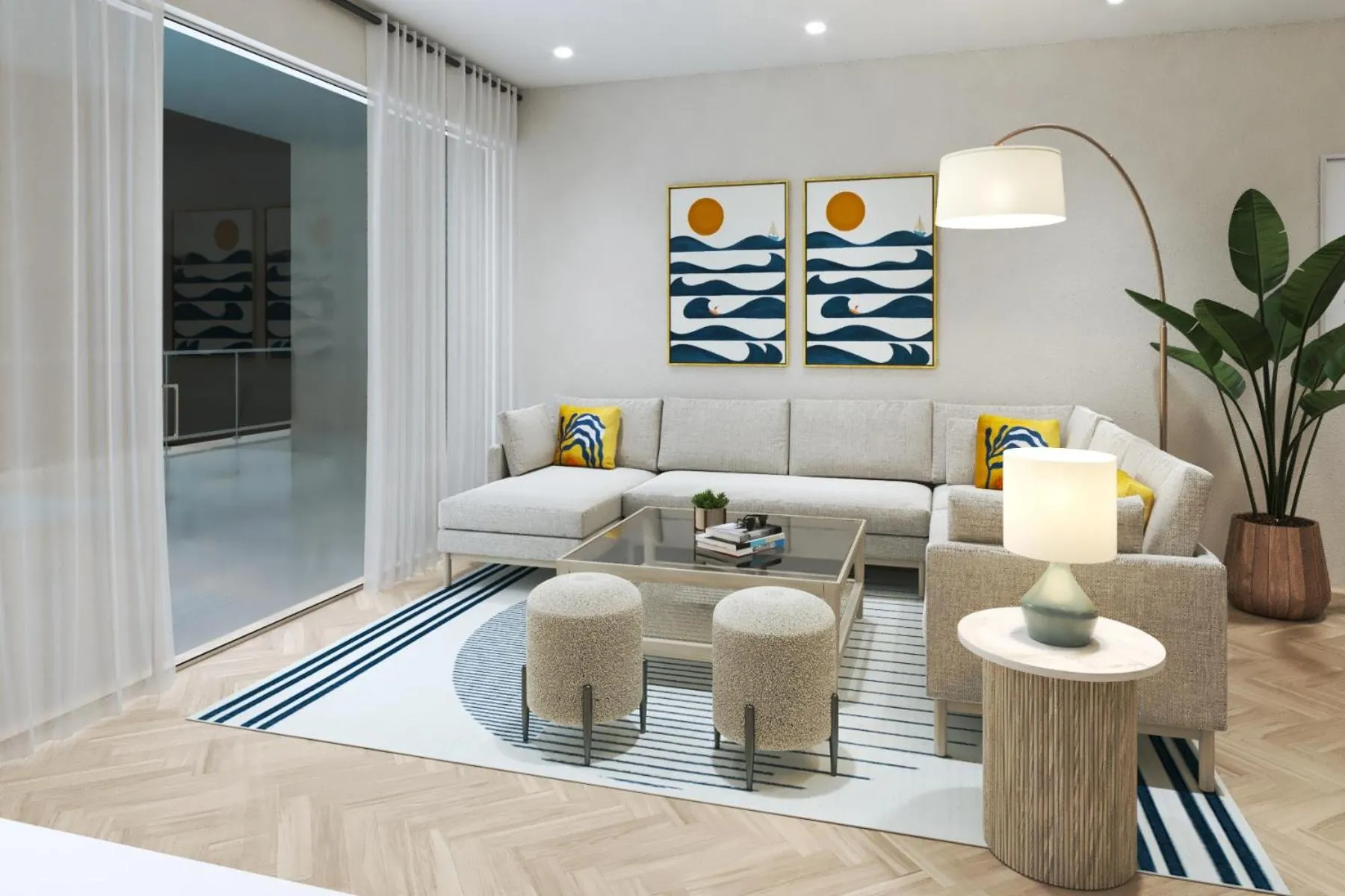 Living room in Bay Gardens Beach Resort & Spa