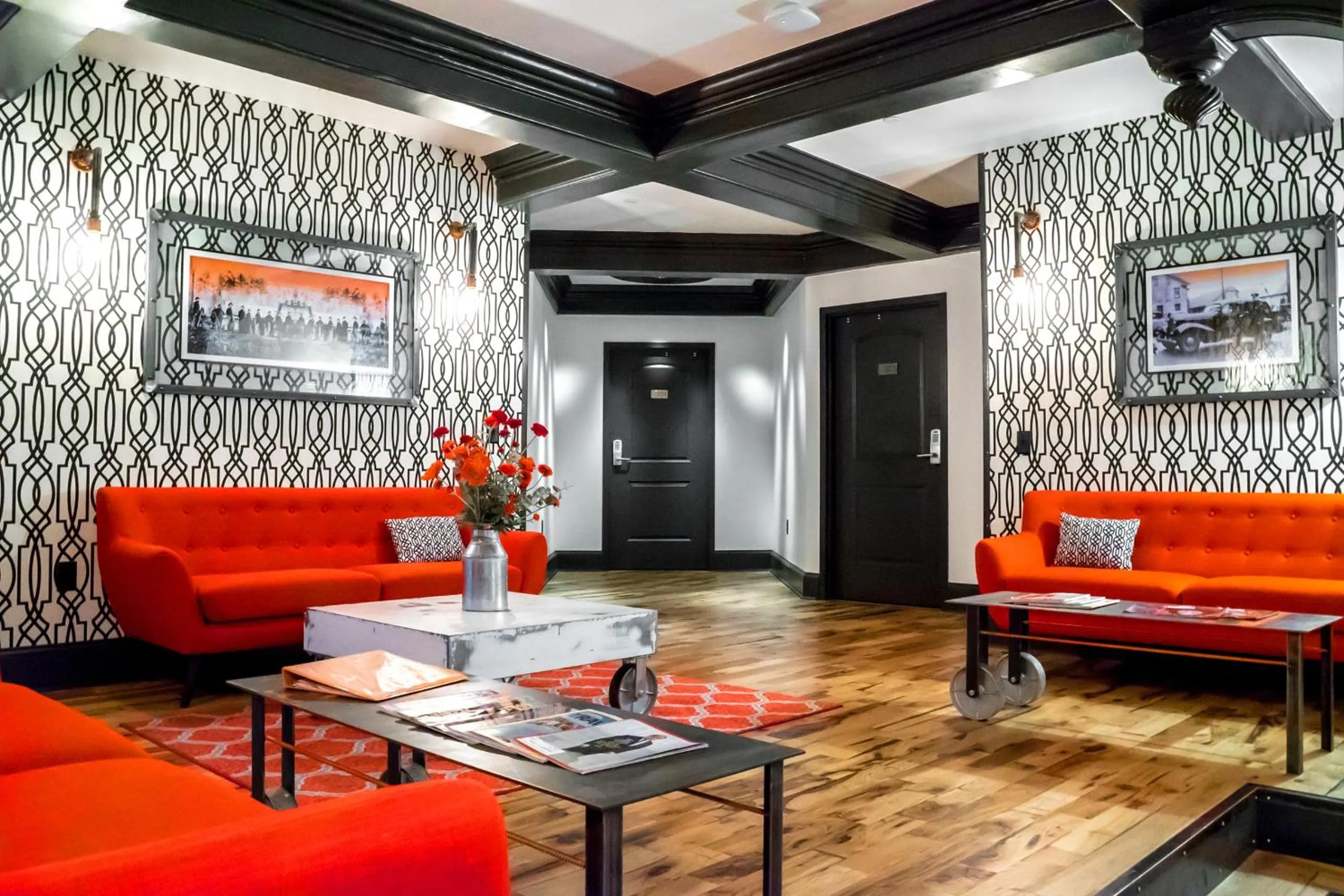 Seating area in City Hall Grand Hotel